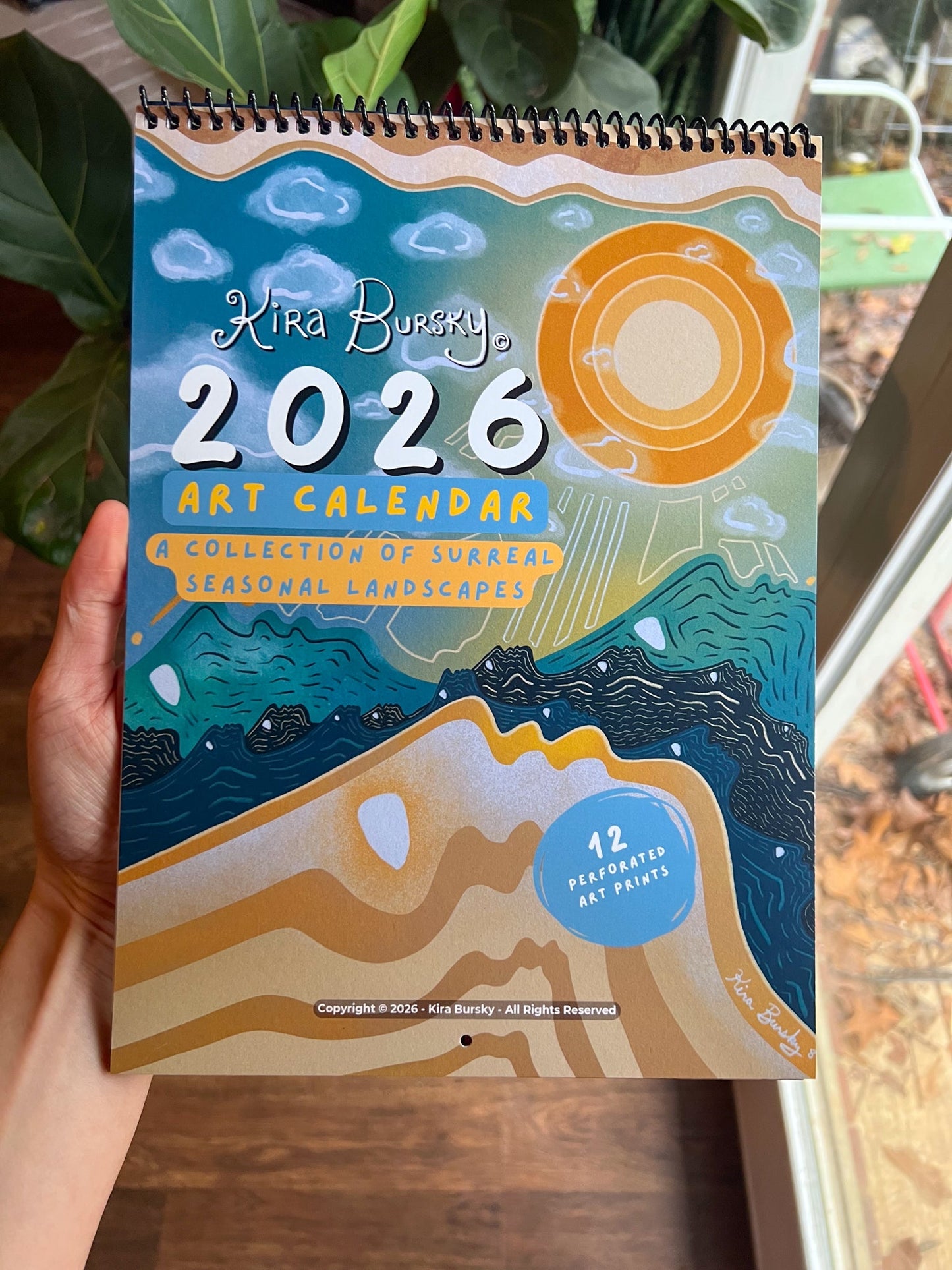 2026 Perforated Art Calendar | Calendar | All Around Artsy Fashion