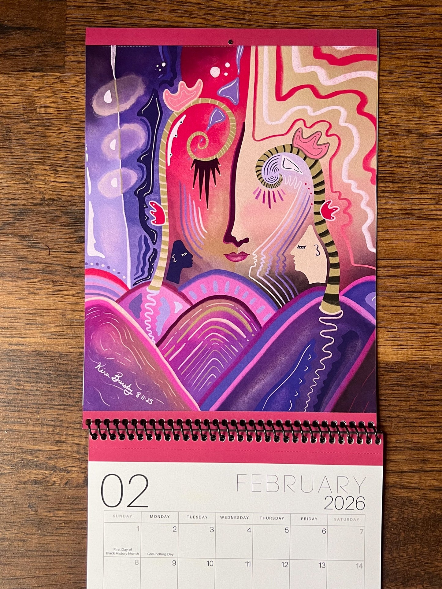 2026 Perforated Art Calendar | Calendar | All Around Artsy Fashion
