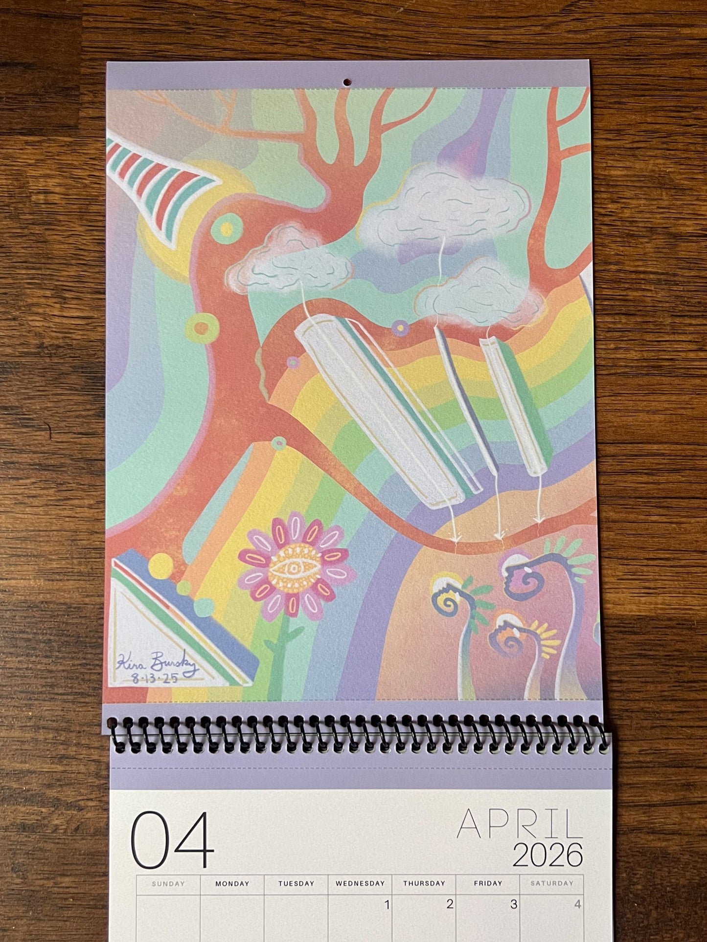 2026 Perforated Art Calendar | Calendar | All Around Artsy Fashion