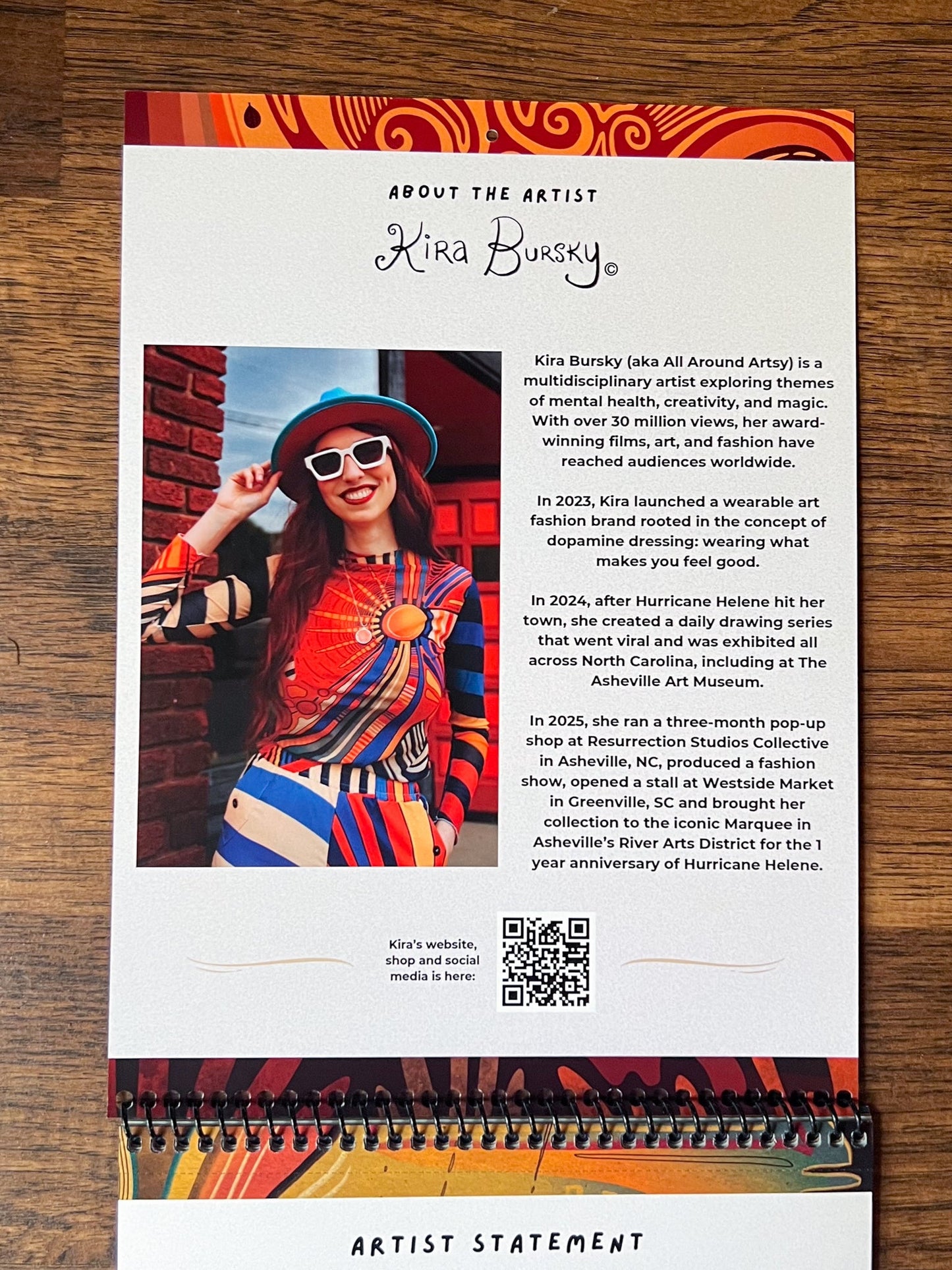2026 Perforated Art Calendar | Calendar | All Around Artsy Fashion