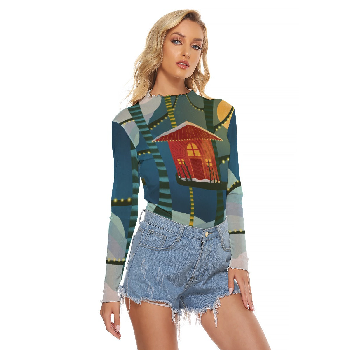 "December" Mesh Shirt