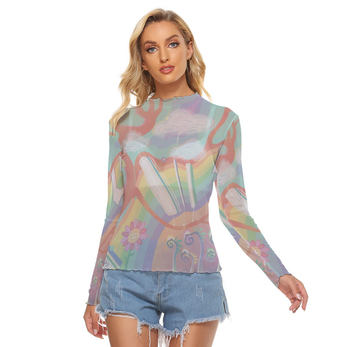 "April" Mesh Shirt