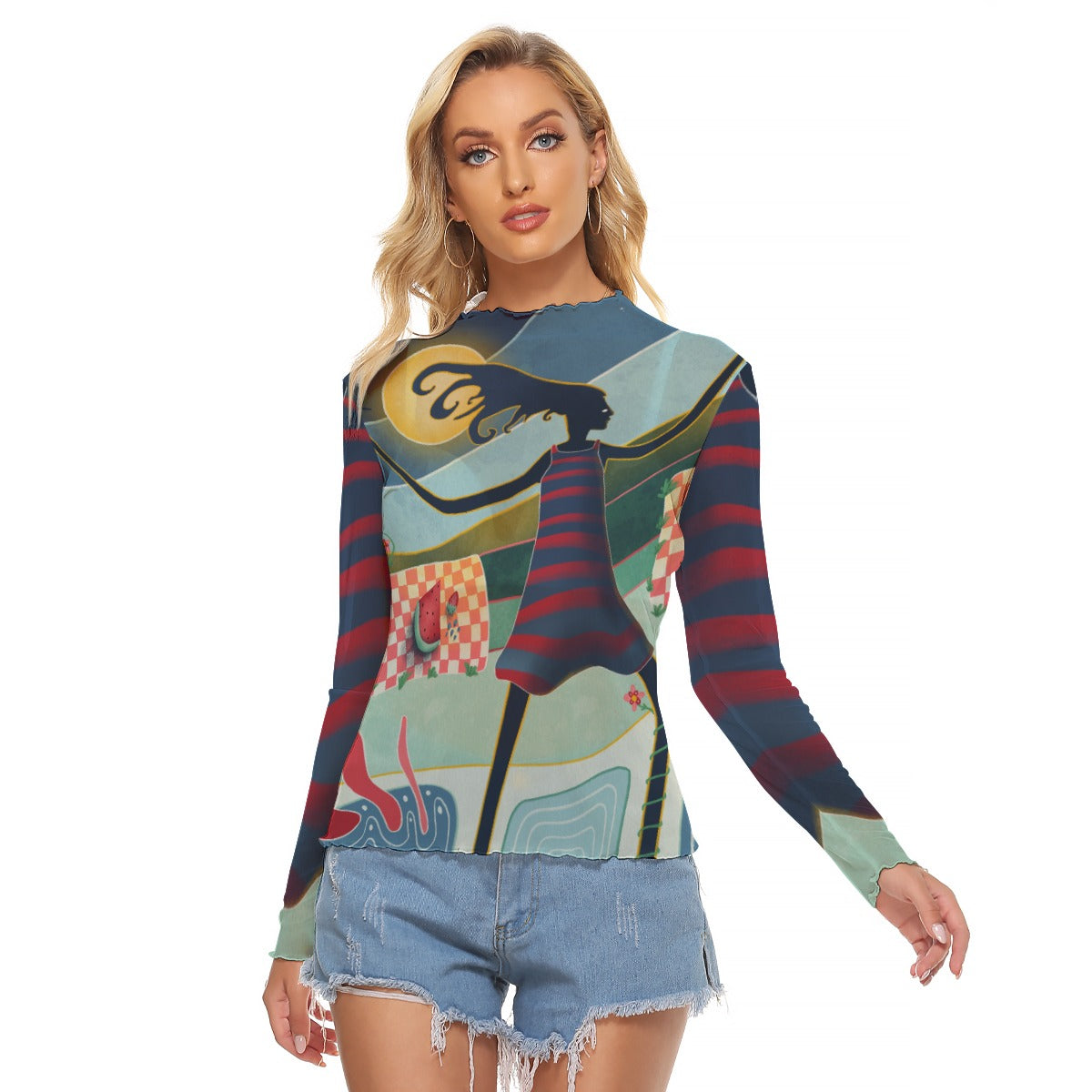 "July" Mesh Shirt