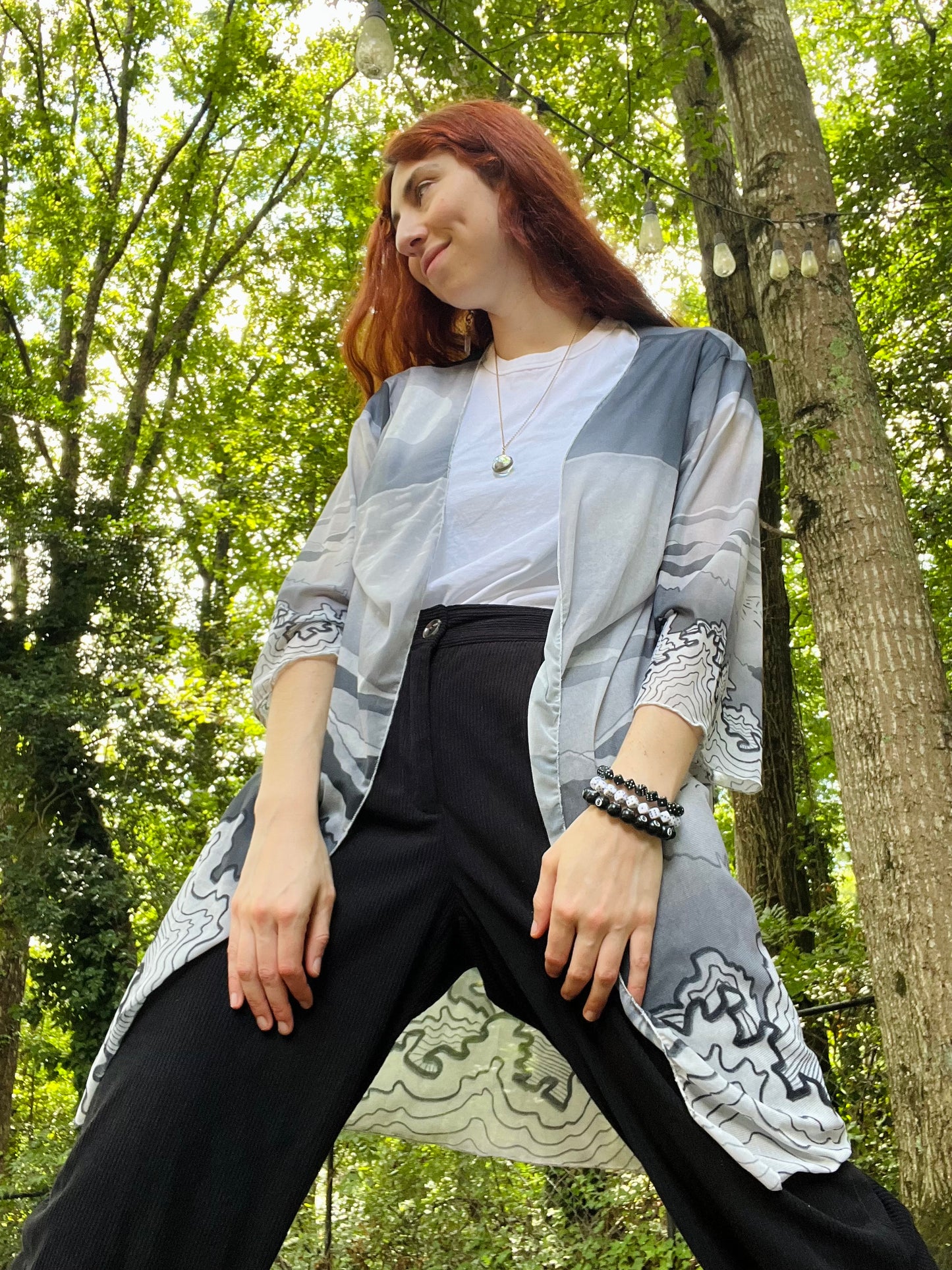 "The Blue Ridge" Mesh Cardigan