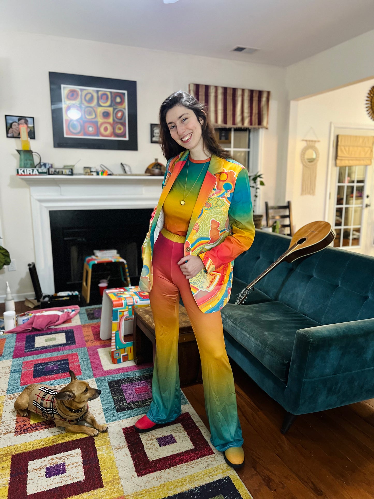 Rainbow Flare Pants