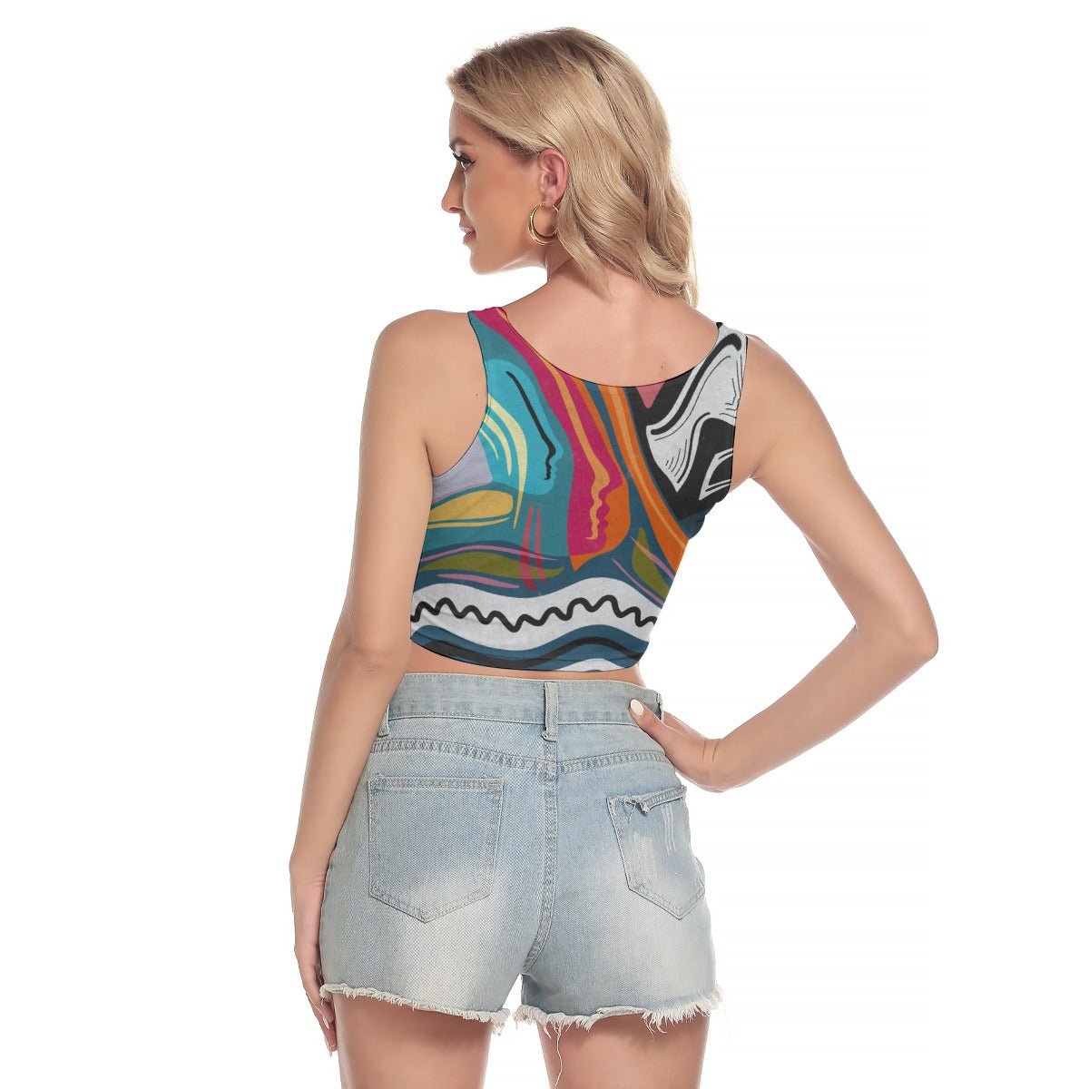 "Artsy Joyride" Crop Top | Shirts & Tops | All Around Artsy Fashion