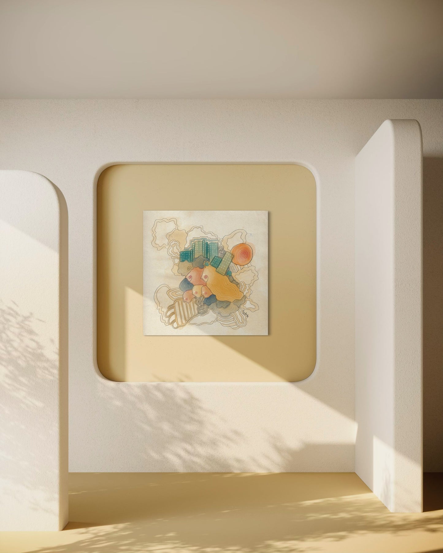 Canvas Art Print: "As Above, So Below" | Art Print | All Around Artsy Fashion