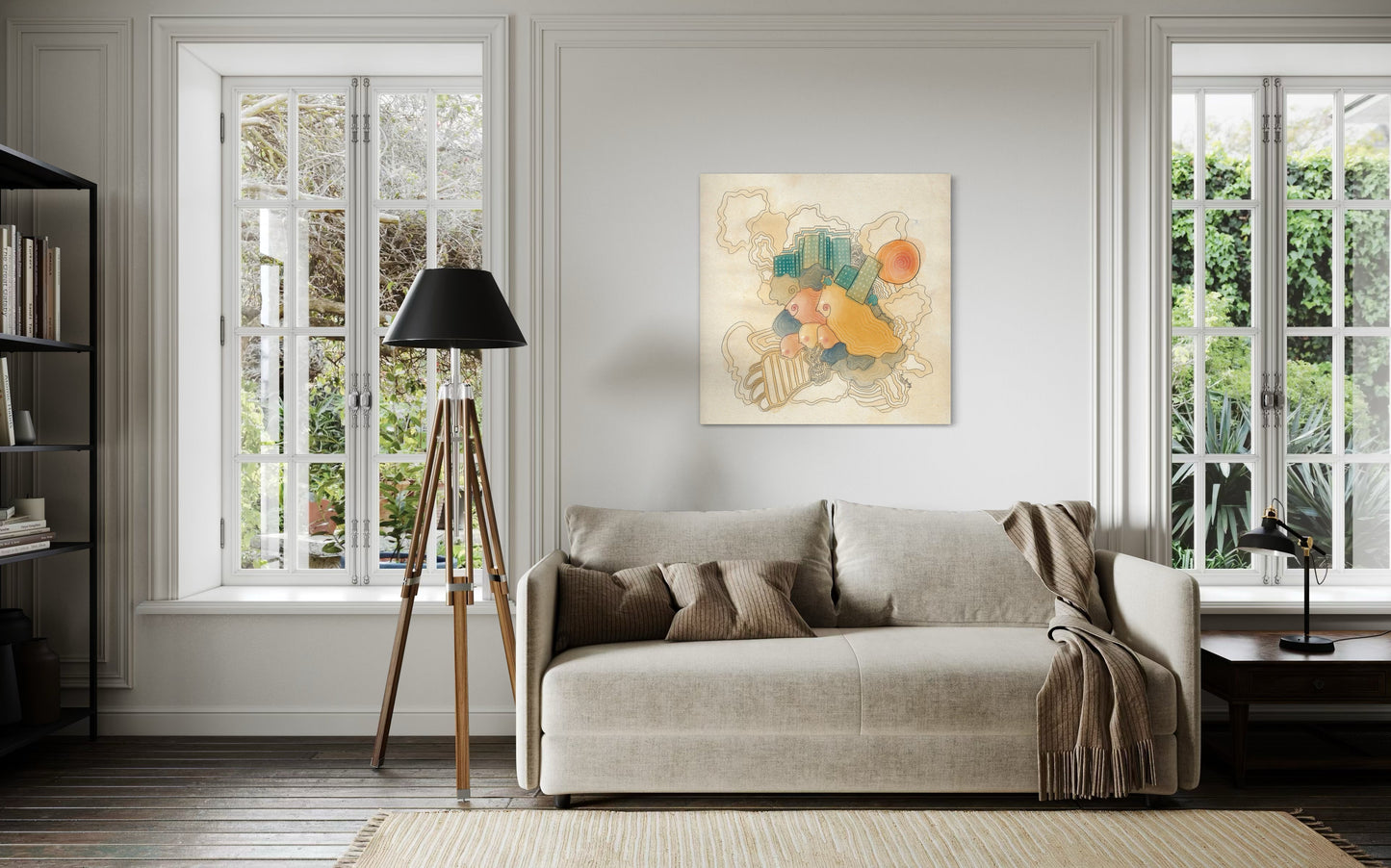 Canvas Art Print: "As Above, So Below" | Art Print | All Around Artsy Fashion