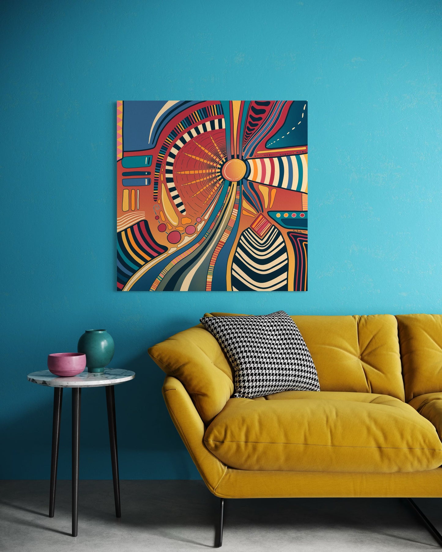 Canvas Art Print: "Circus Sunset" | Art Print | All Around Artsy Fashion