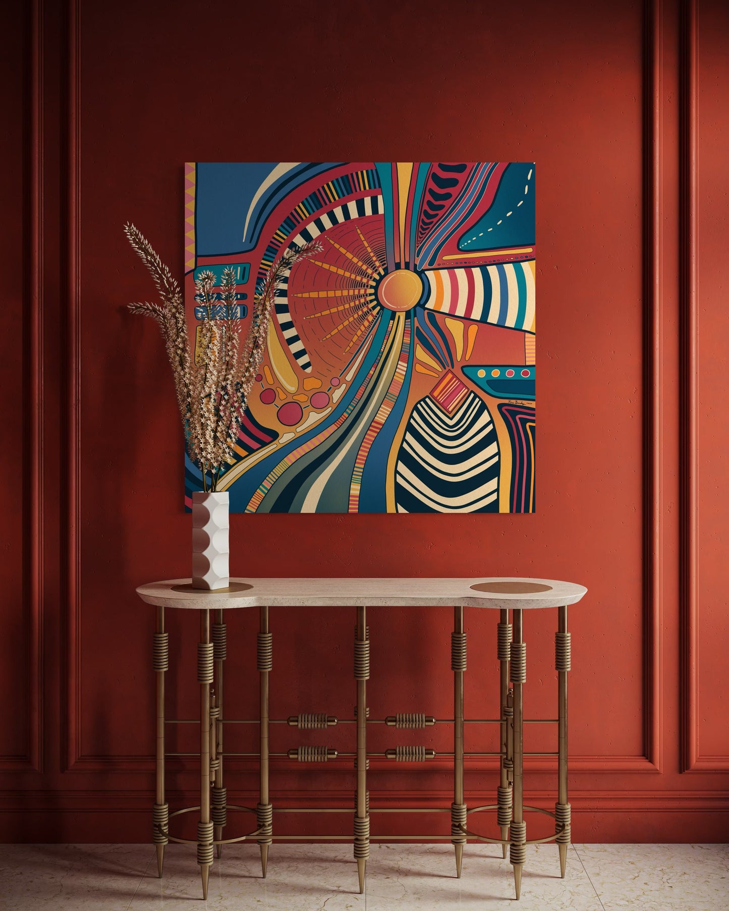 Canvas Art Print: "Circus Sunset" | Art Print | All Around Artsy Fashion