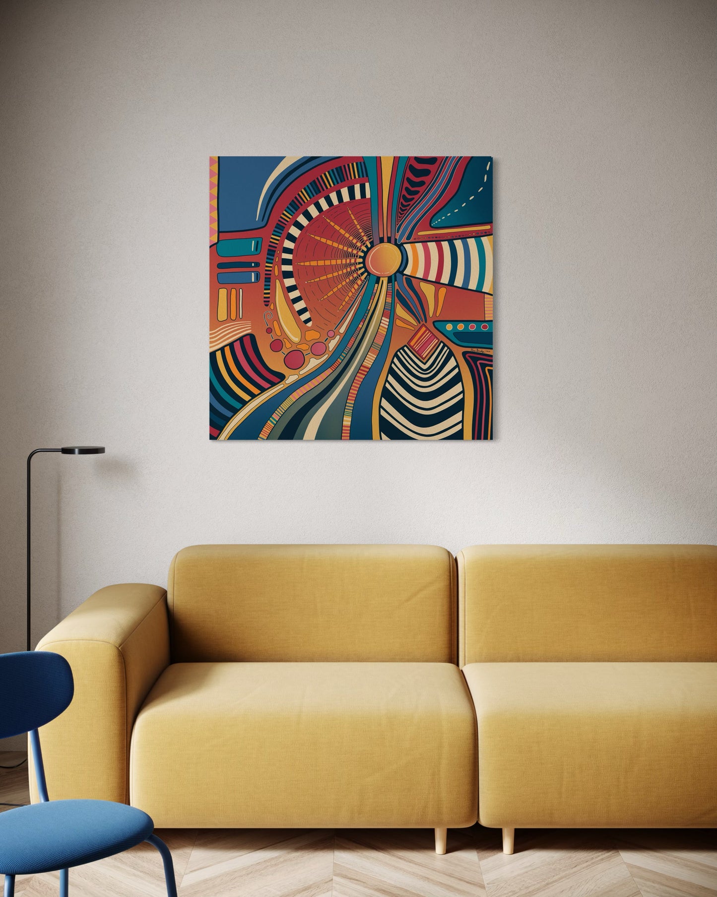 Canvas Art Print: "Circus Sunset" | Art Print | All Around Artsy Fashion