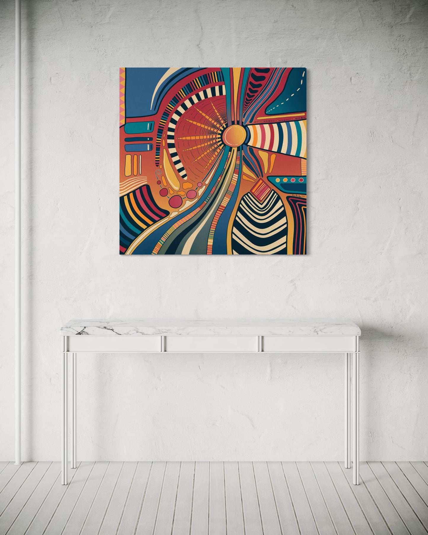 Canvas Art Print: "Circus Sunset" | Art Print | All Around Artsy Fashion