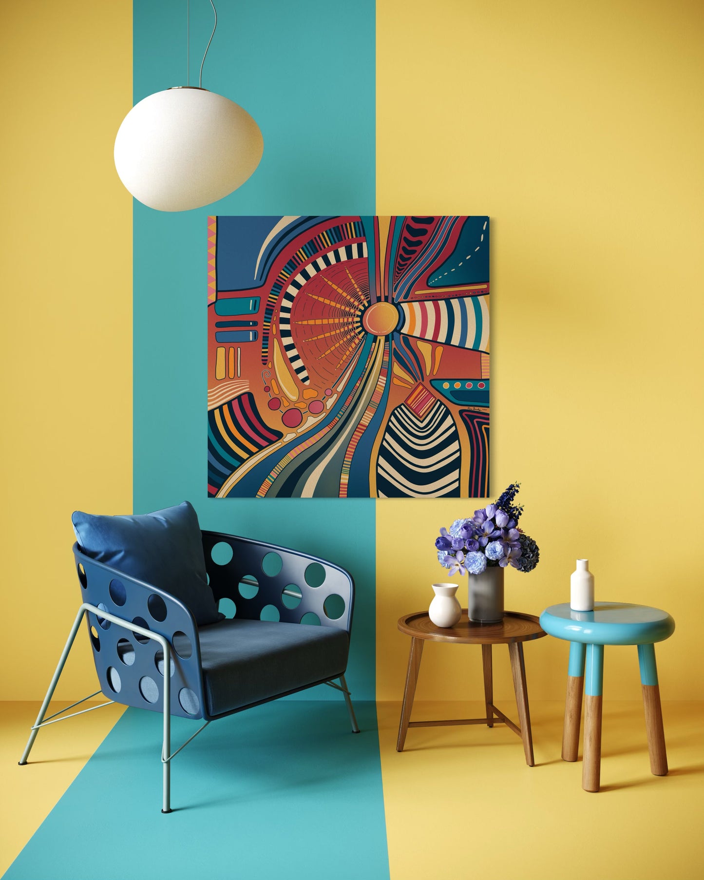 Canvas Art Print: "Circus Sunset" | Art Print | All Around Artsy Fashion