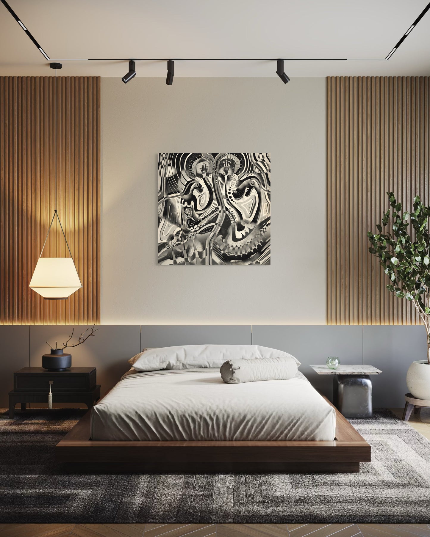 Canvas Art Print: "Emotion Erosion" | Art Print | All Around Artsy Fashion