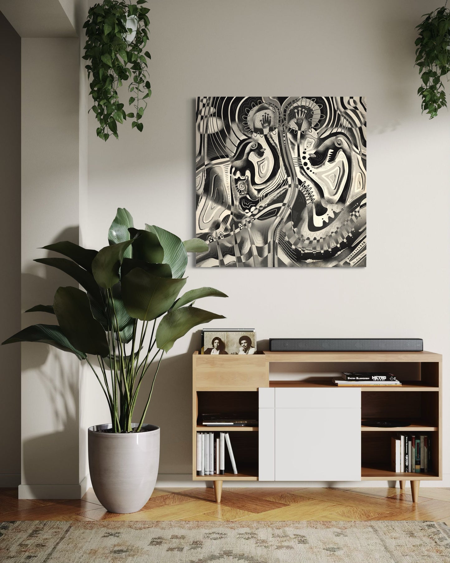 Canvas Art Print: "Emotion Erosion" | Art Print | All Around Artsy Fashion