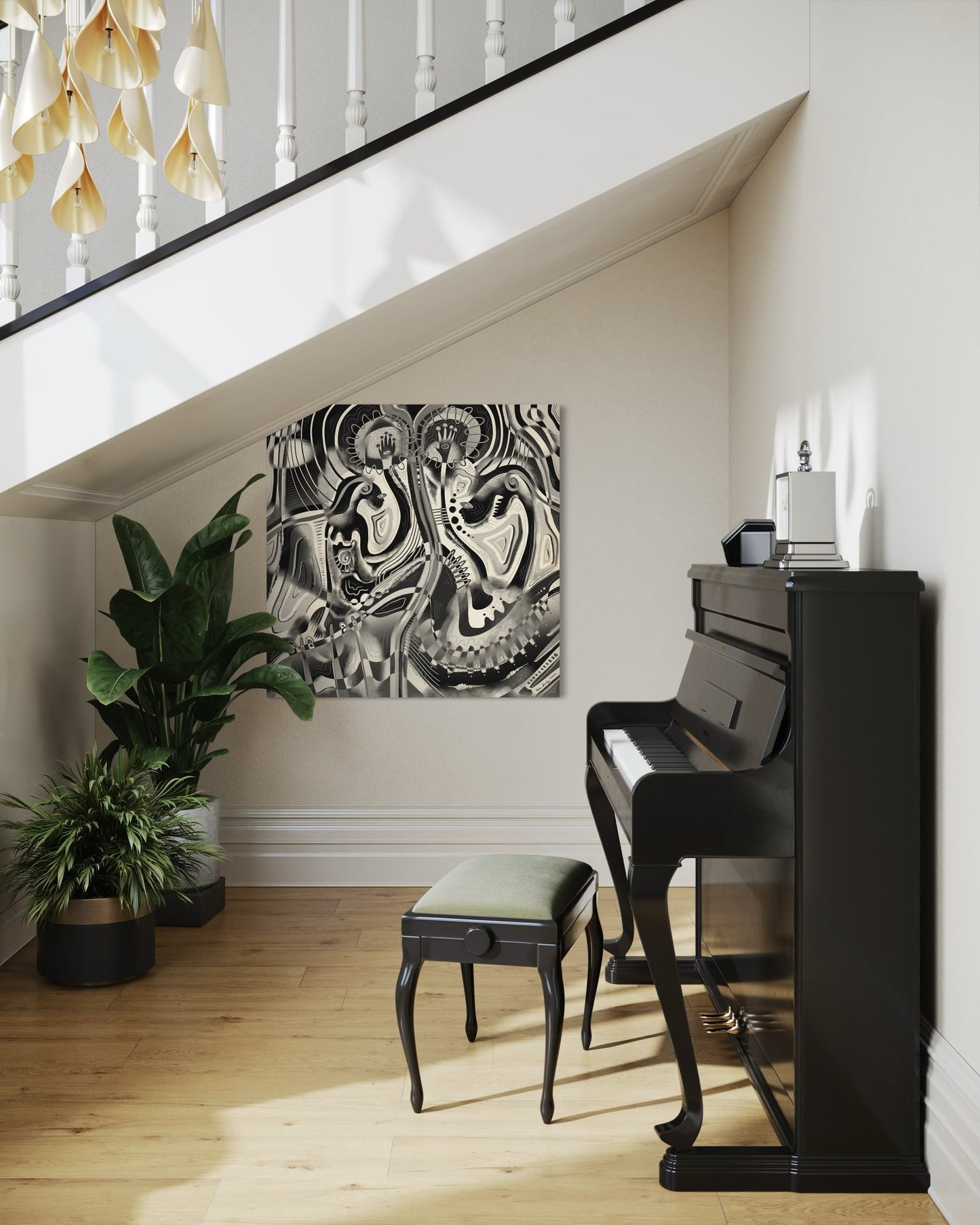 Canvas Art Print: "Emotion Erosion" | Art Print | All Around Artsy Fashion