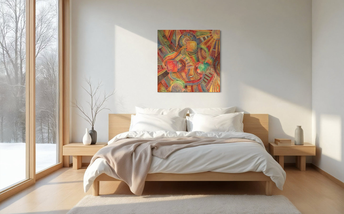 Canvas Art Print: "Labyrinth" | Art Print | All Around Artsy Fashion