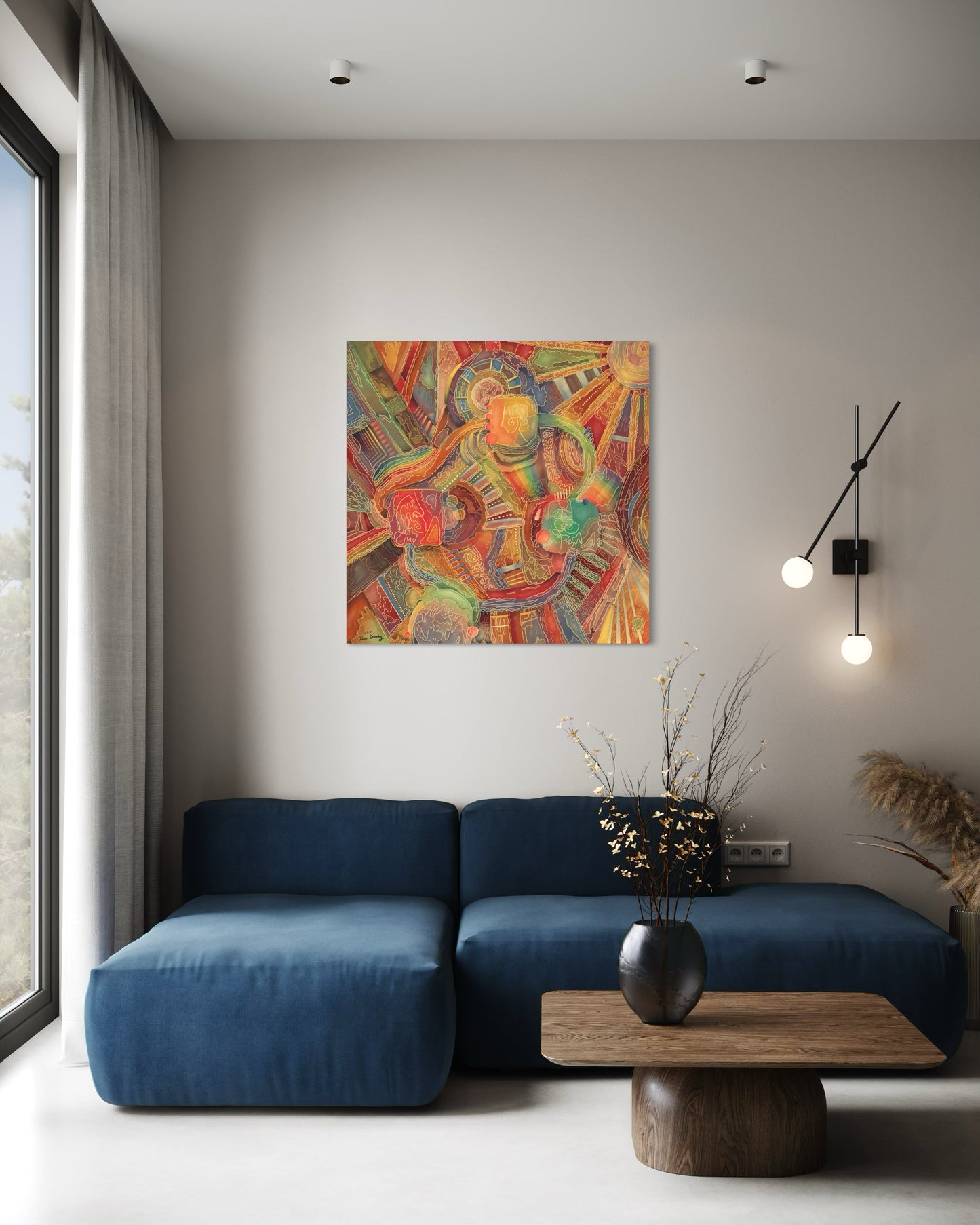 Canvas Art Print: "Labyrinth" | Art Print | All Around Artsy Fashion