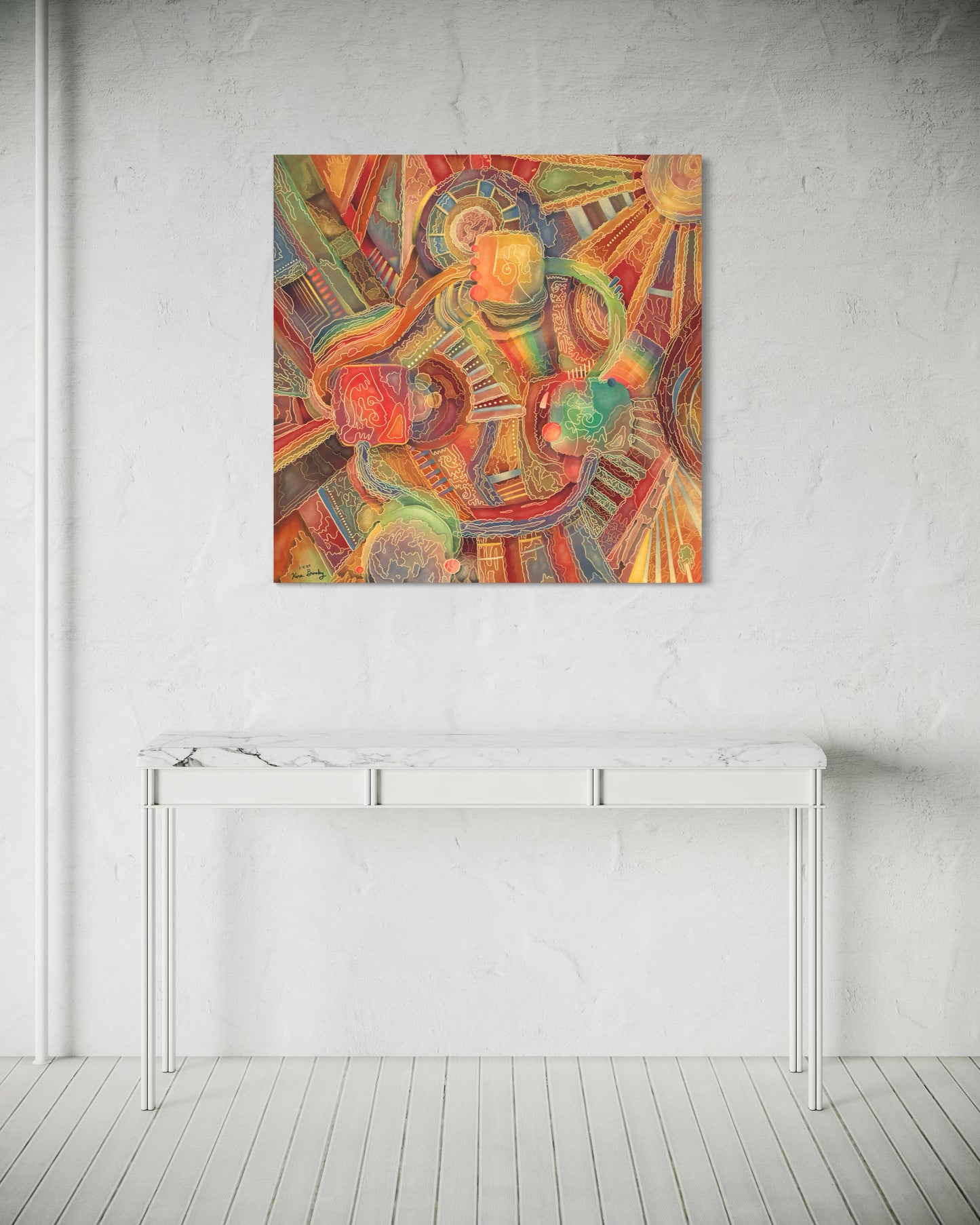Canvas Art Print: "Labyrinth" | Art Print | All Around Artsy Fashion