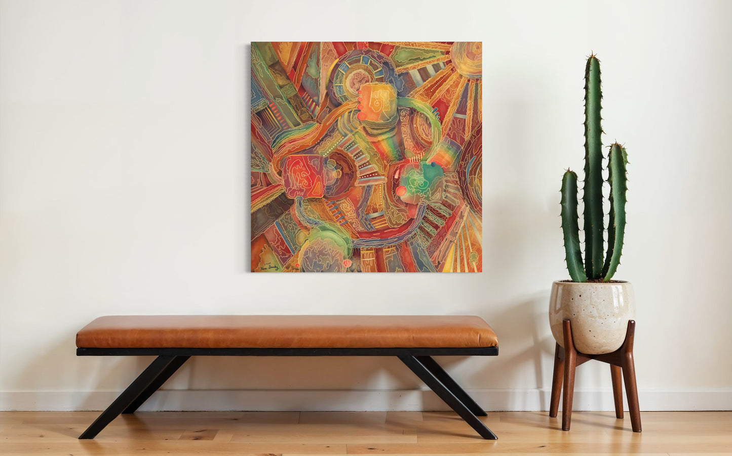 Canvas Art Print: "Labyrinth" | Art Print | All Around Artsy Fashion