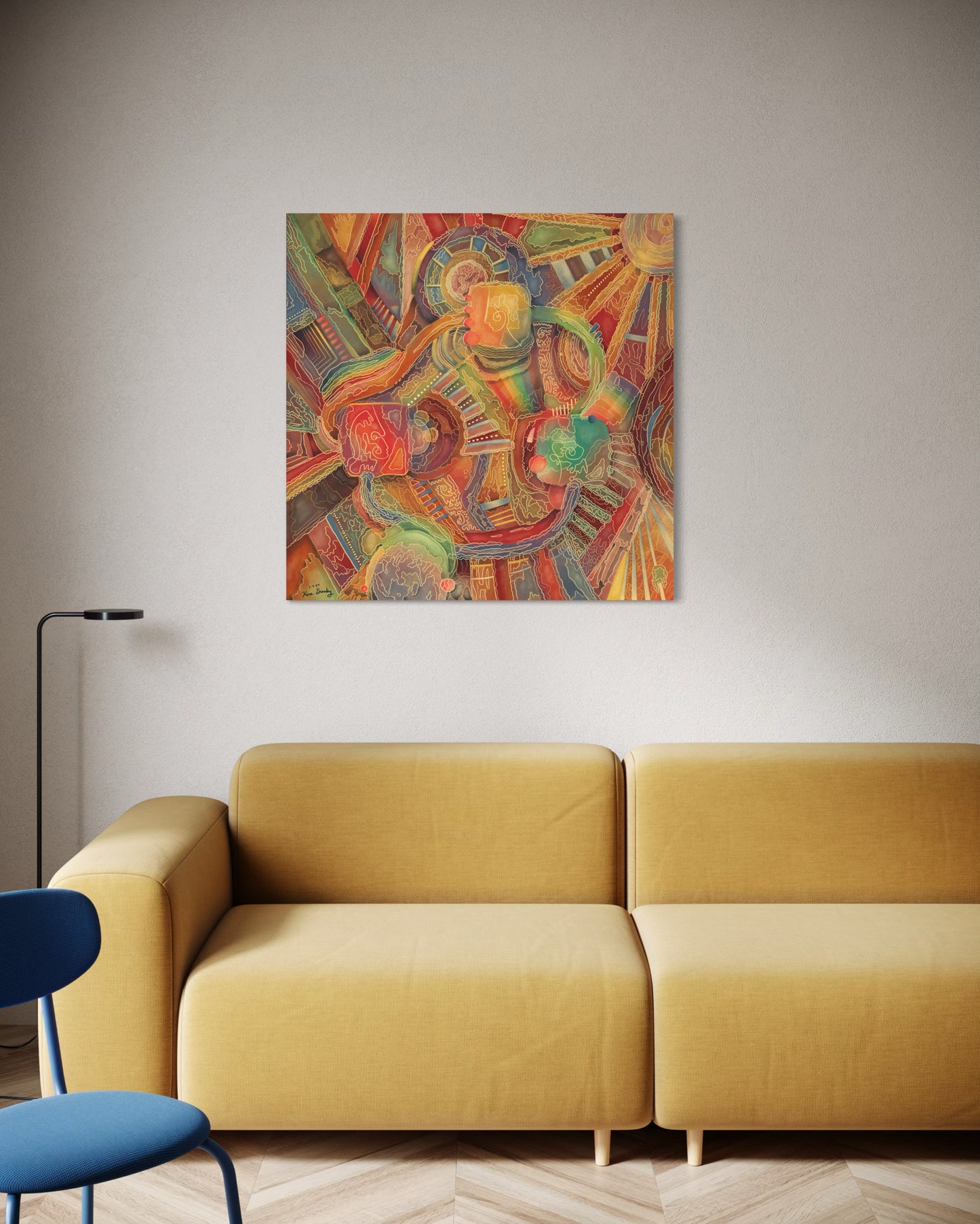 Canvas Art Print: "Labyrinth" | Art Print | All Around Artsy Fashion