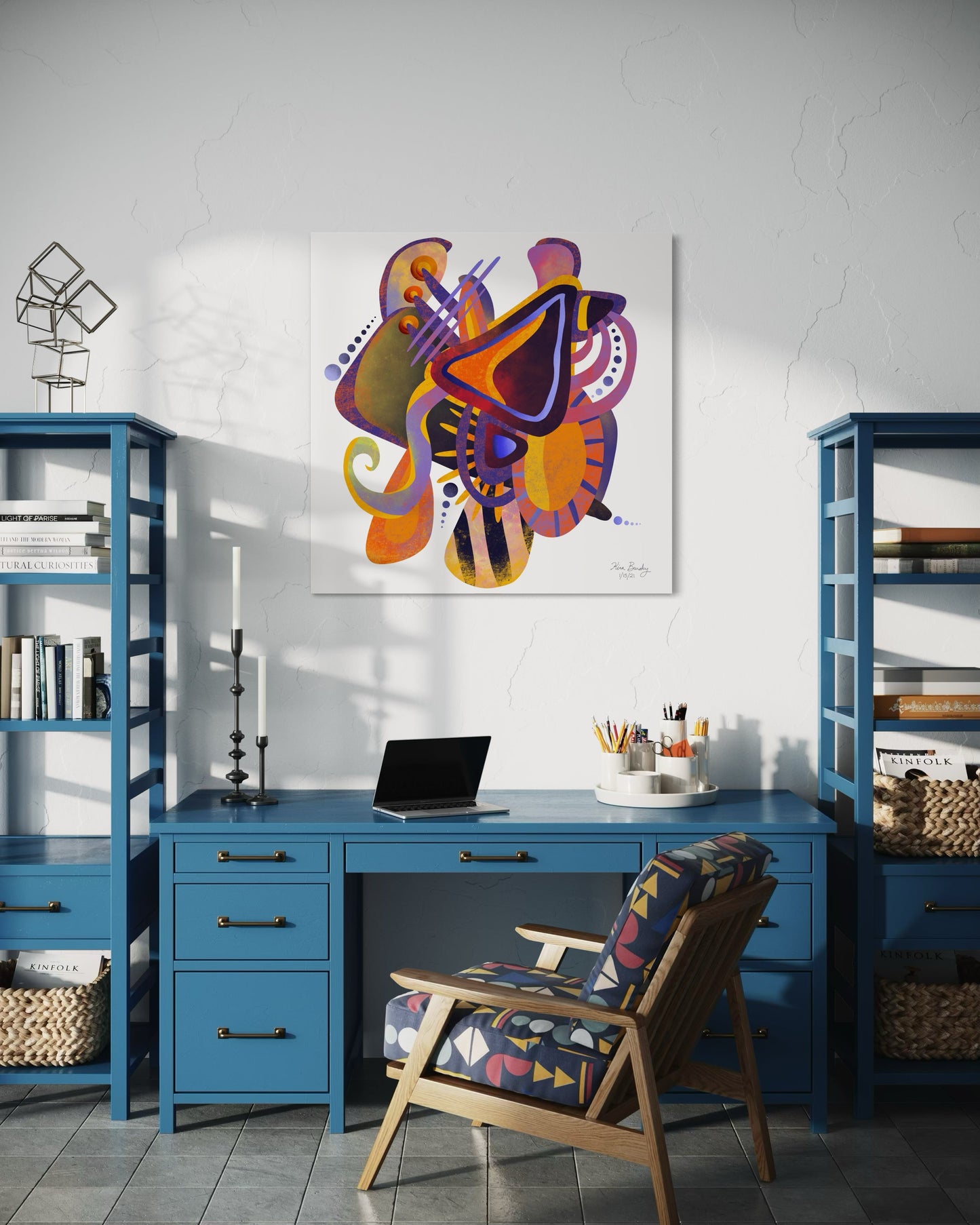 Canvas Art Print: "Melodic Abstraction" | Art Print | All Around Artsy Fashion