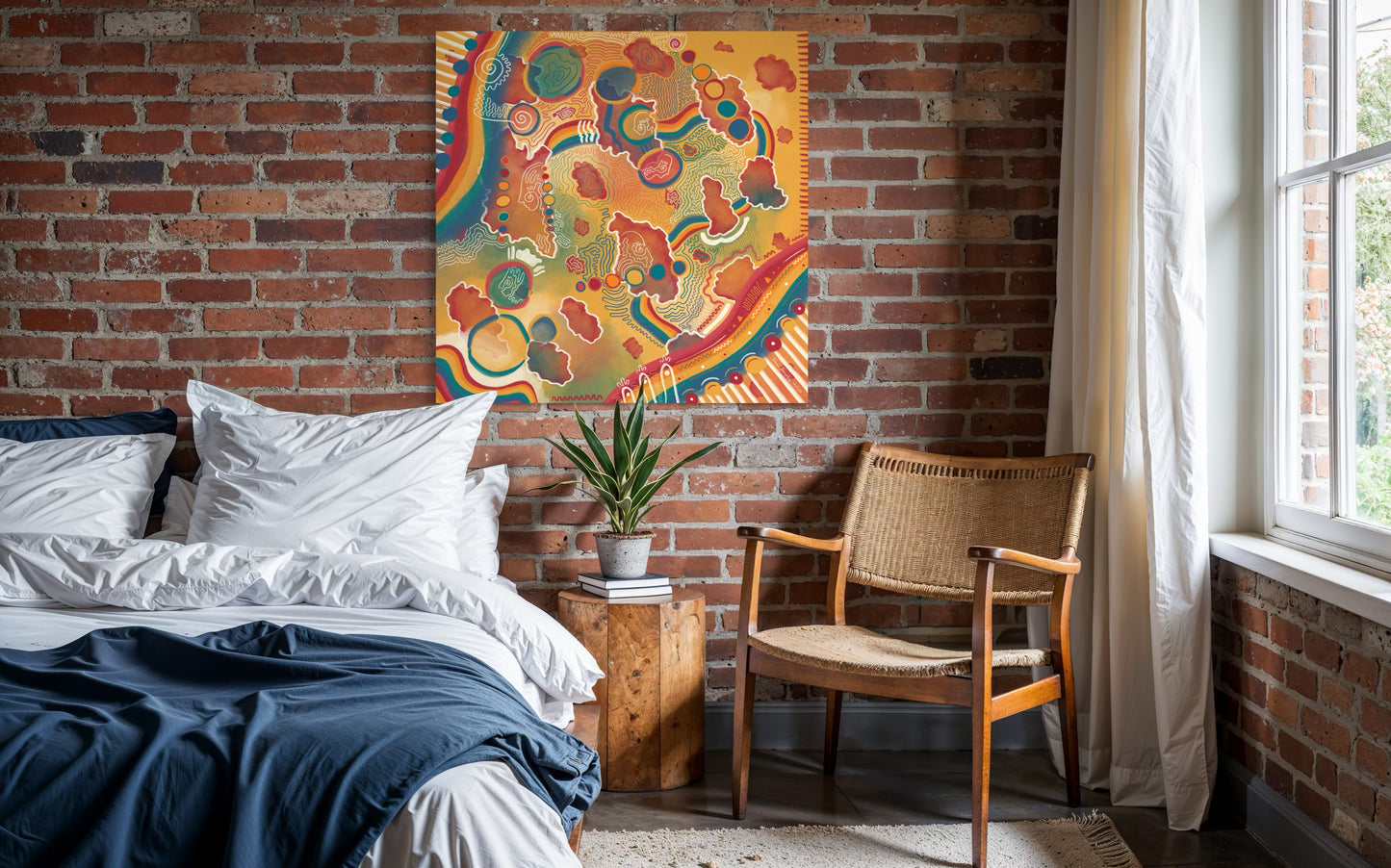 Canvas Art Print: "Mitochondria Map" | Art Print | All Around Artsy Fashion