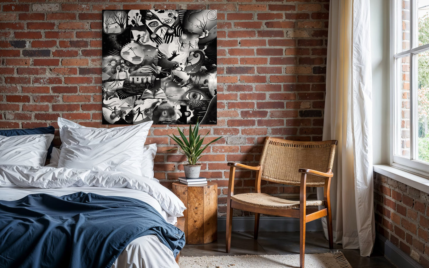 Canvas Art Print: "Story Of A Storm" | Art Print | All Around Artsy Fashion