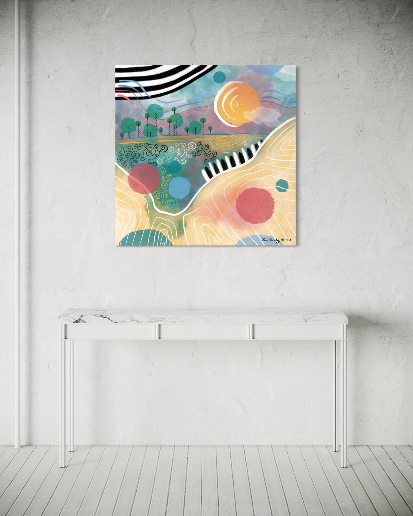 Canvas Art Print: "Summer Serendipity" | Art Print | All Around Artsy Fashion