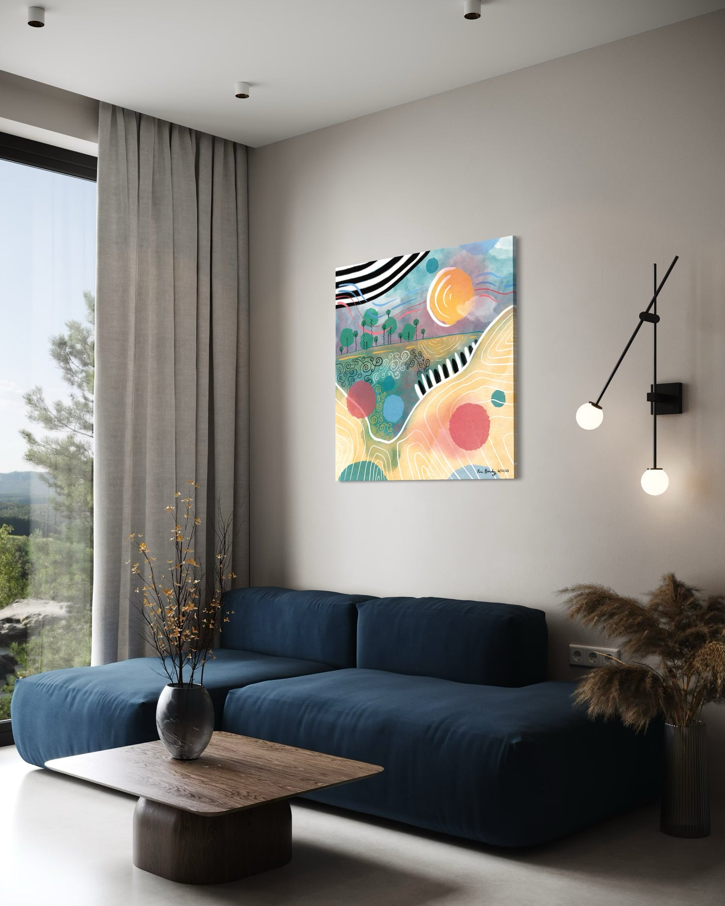 Canvas Art Print: "Summer Serendipity" | Art Print | All Around Artsy Fashion