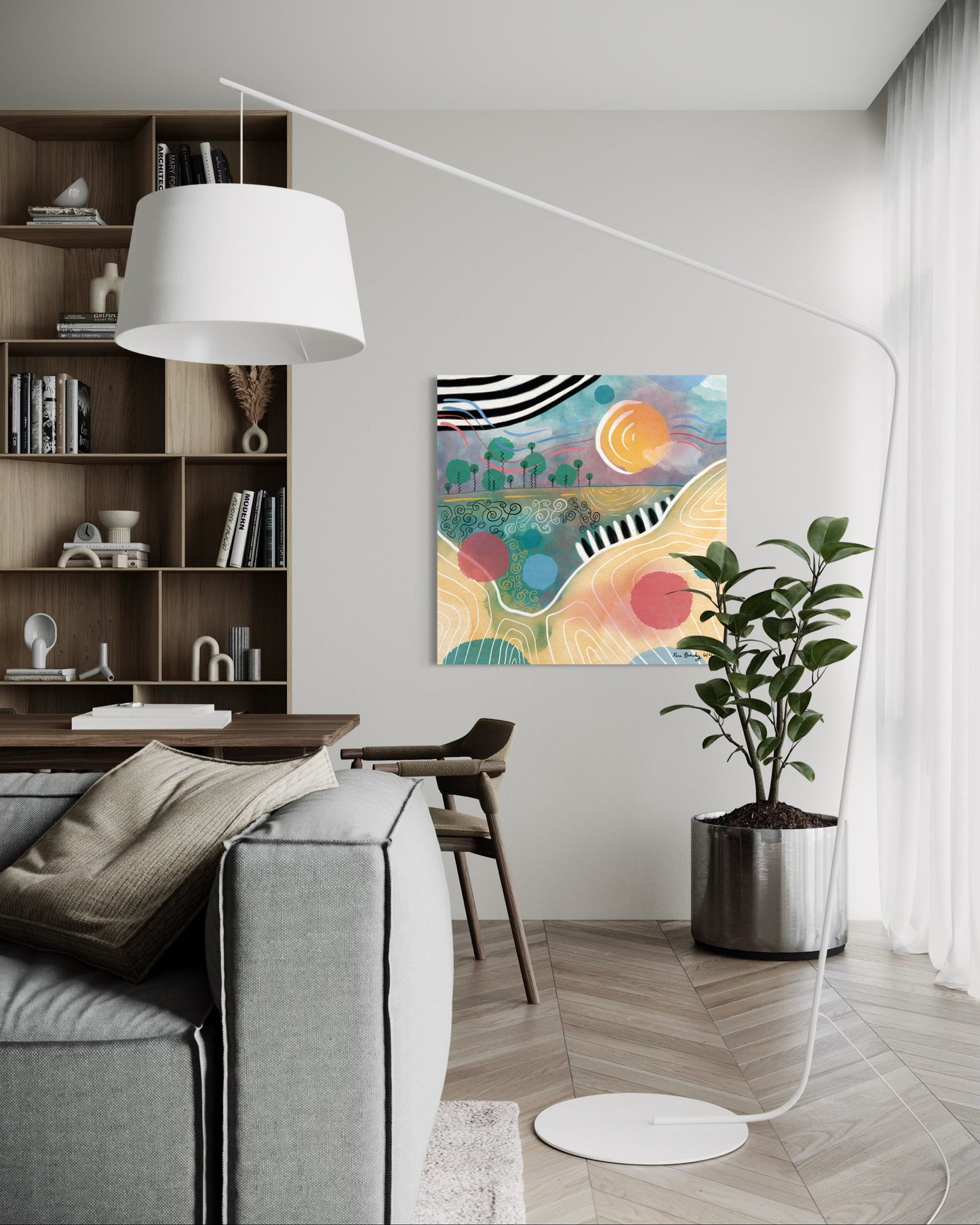 Canvas Art Print: "Summer Serendipity" | Art Print | All Around Artsy Fashion