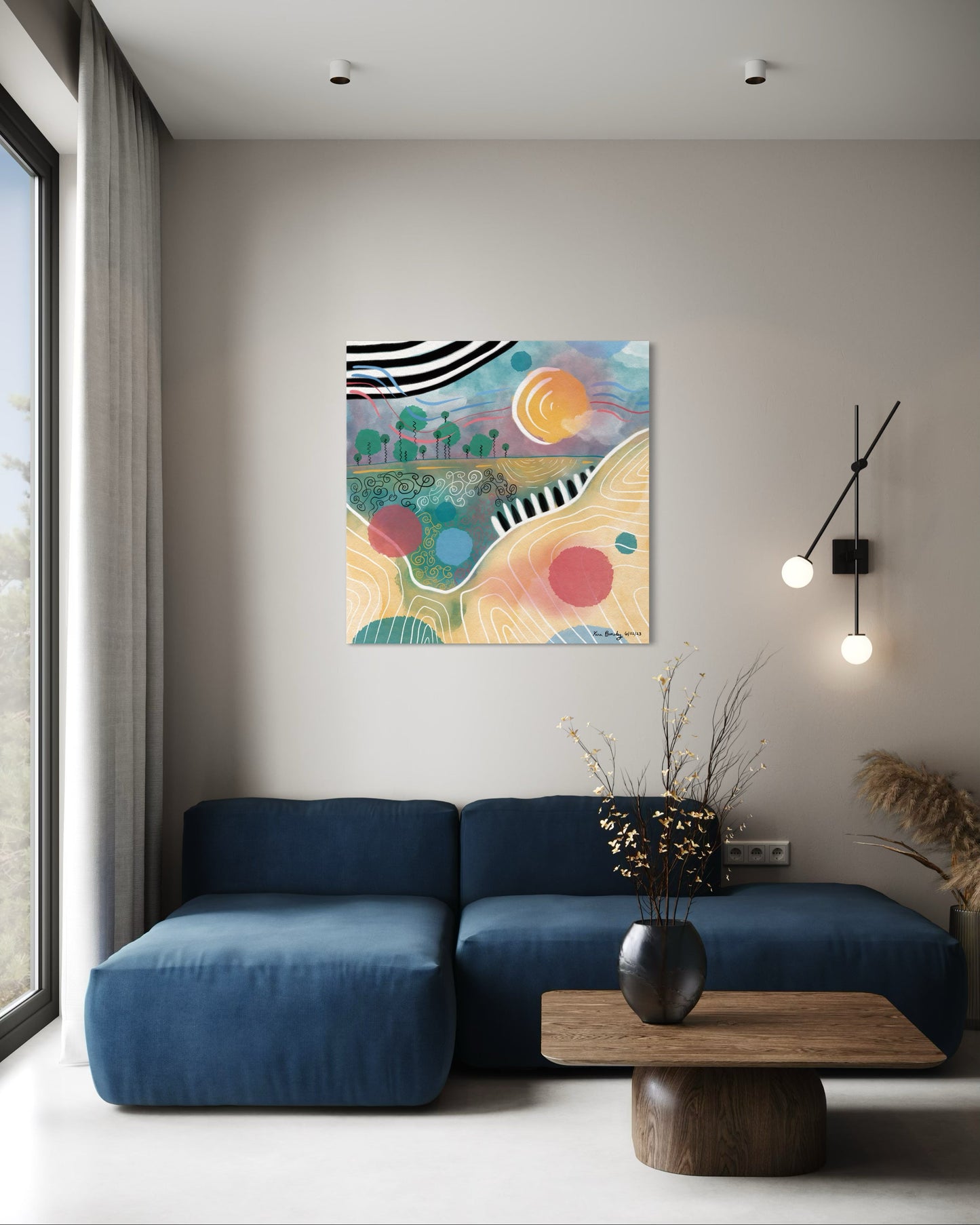 Canvas Art Print: "Summer Serendipity" | Art Print | All Around Artsy Fashion