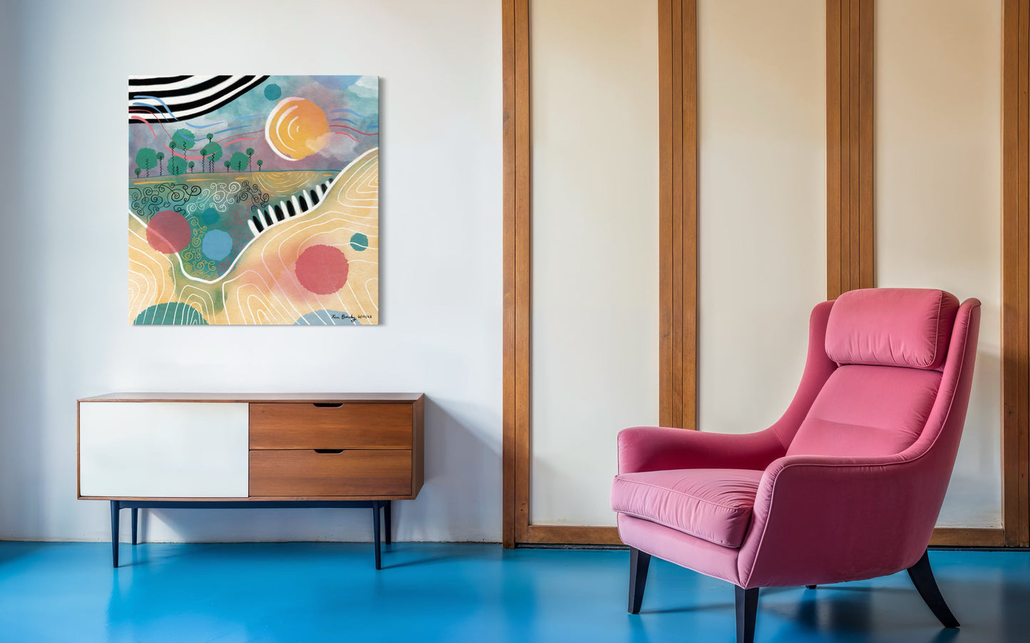 Canvas Art Print: "Summer Serendipity" | Art Print | All Around Artsy Fashion