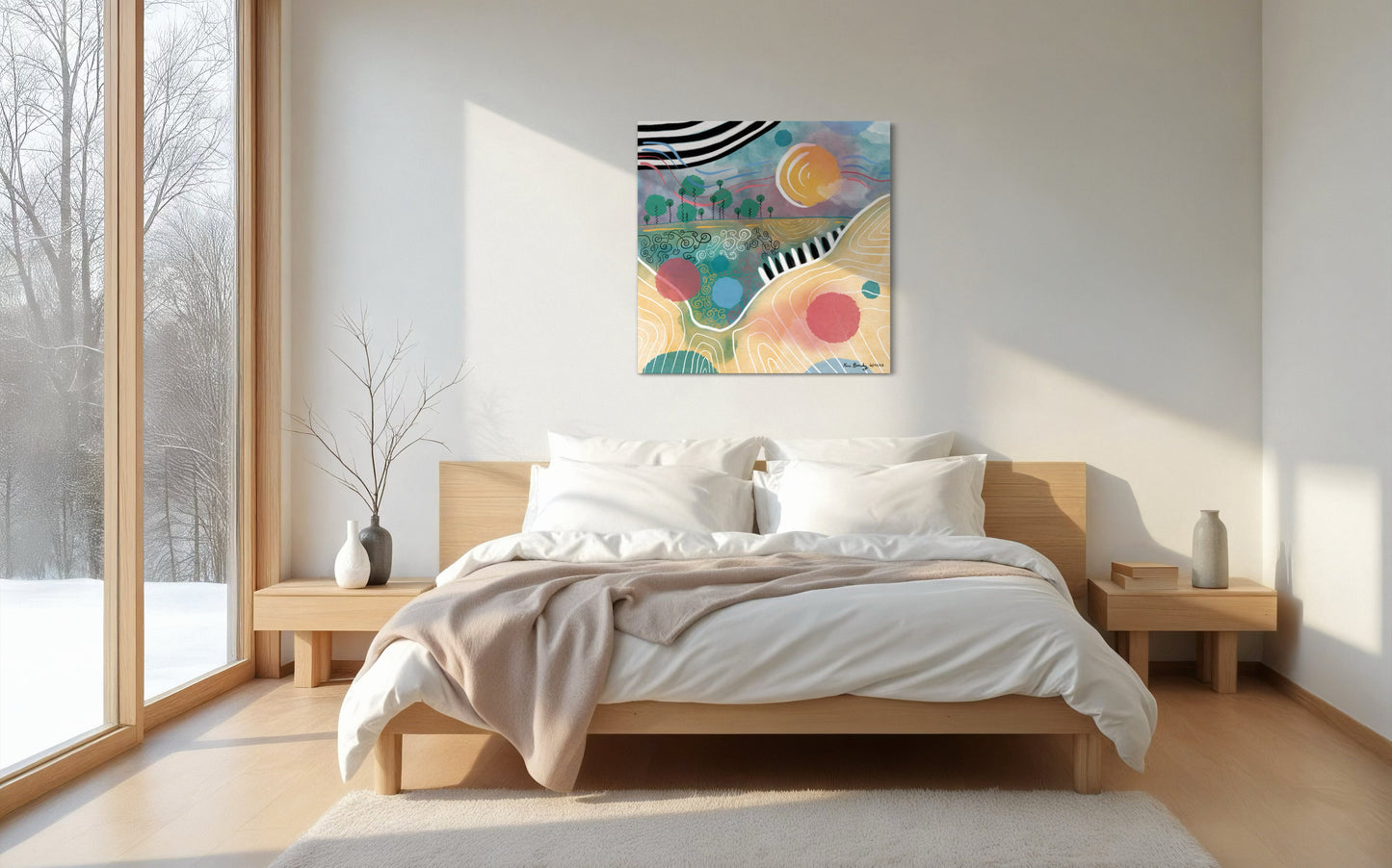 Canvas Art Print: "Summer Serendipity" | Art Print | All Around Artsy Fashion