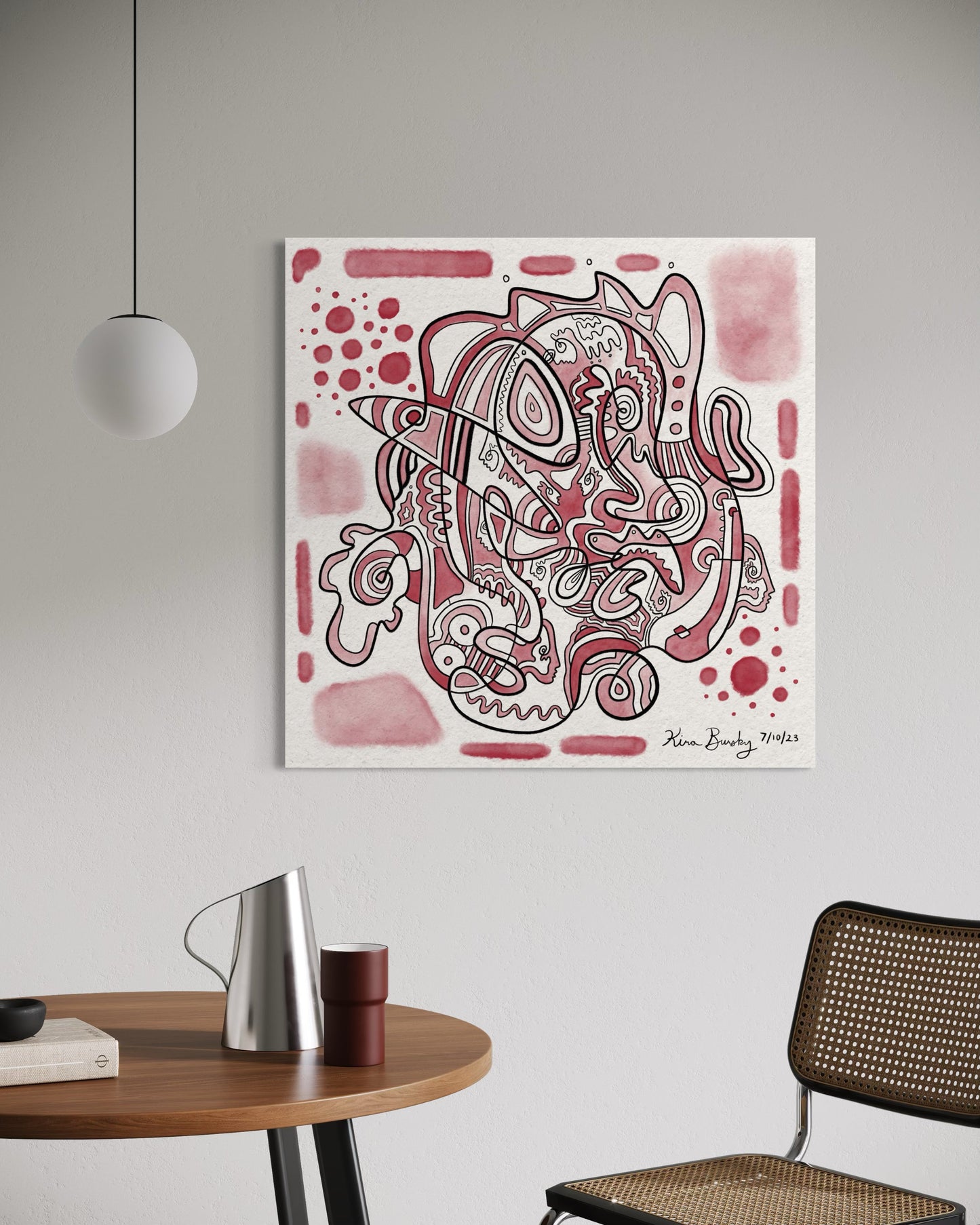 Canvas Art Print: "This Way and That" | Art Print | All Around Artsy Fashion