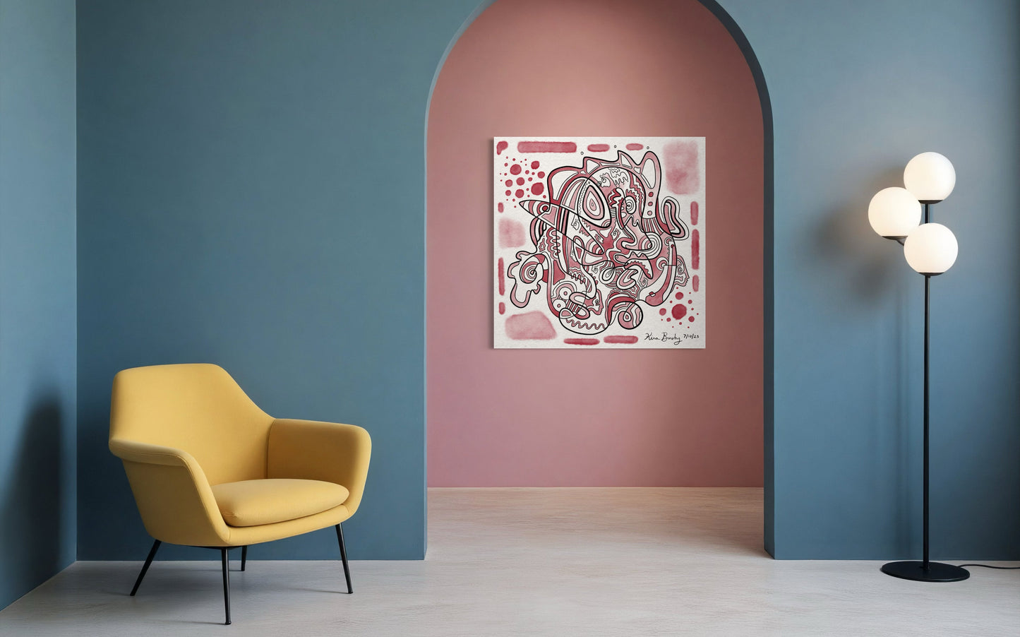 Canvas Art Print: "This Way and That" | Art Print | All Around Artsy Fashion