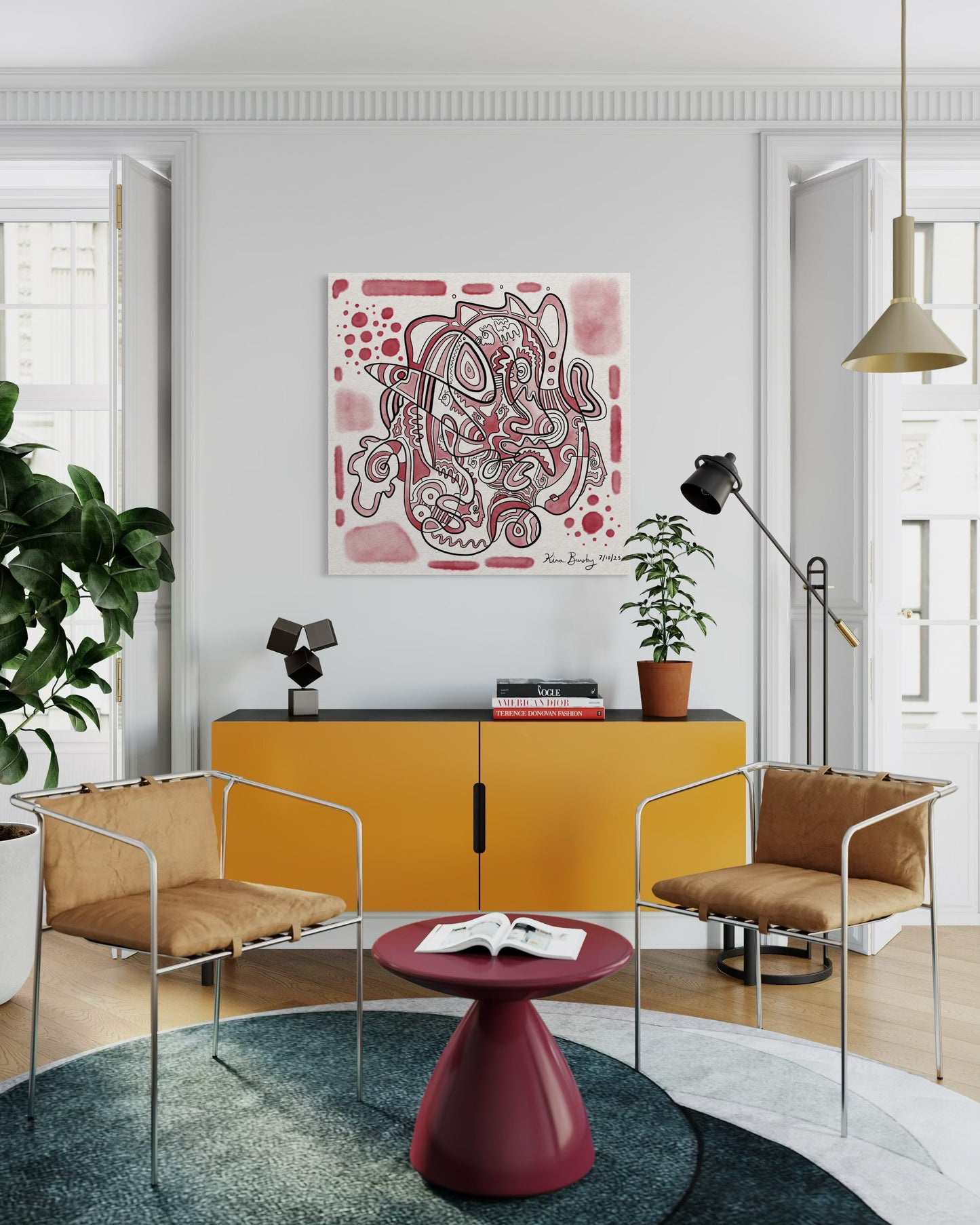 Canvas Art Print: "This Way and That" | Art Print | All Around Artsy Fashion