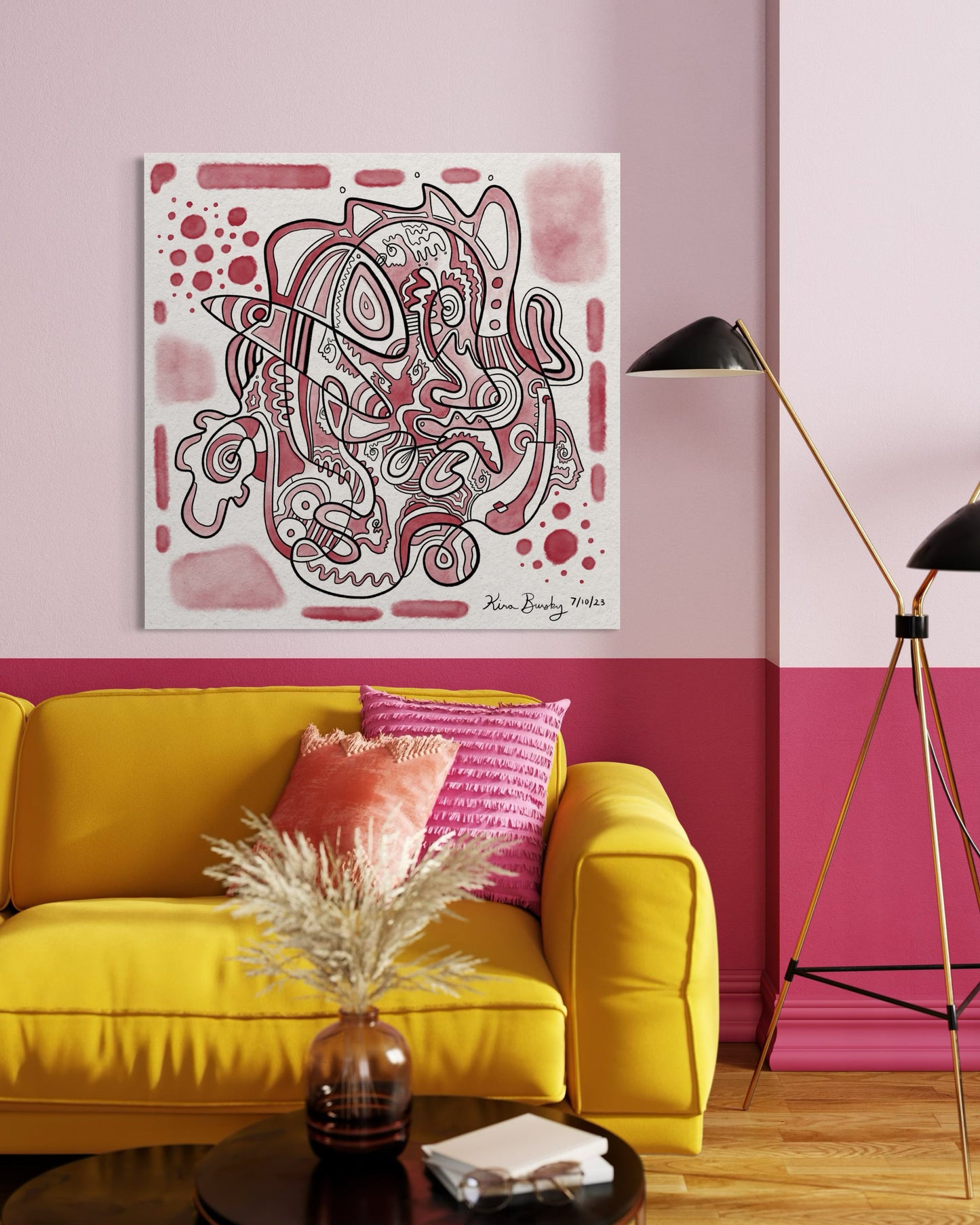 Canvas Art Print: "This Way and That" | Art Print | All Around Artsy Fashion