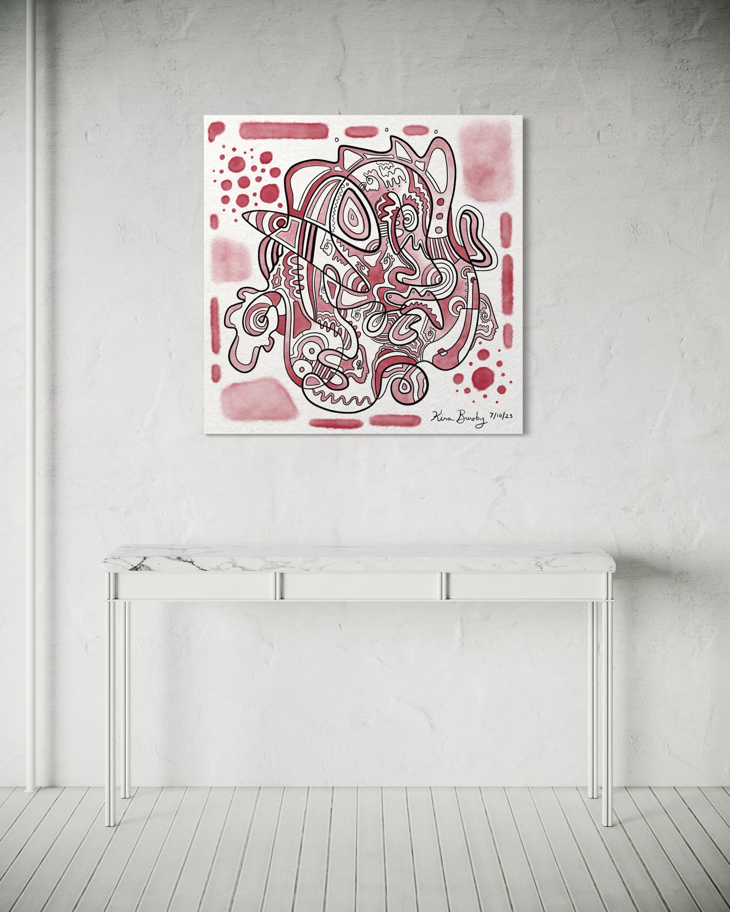 Canvas Art Print: "This Way and That" | Art Print | All Around Artsy Fashion
