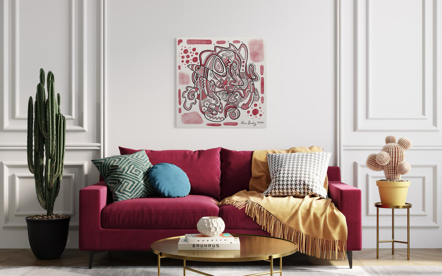 Canvas Art Print: "This Way and That" | Art Print | All Around Artsy Fashion