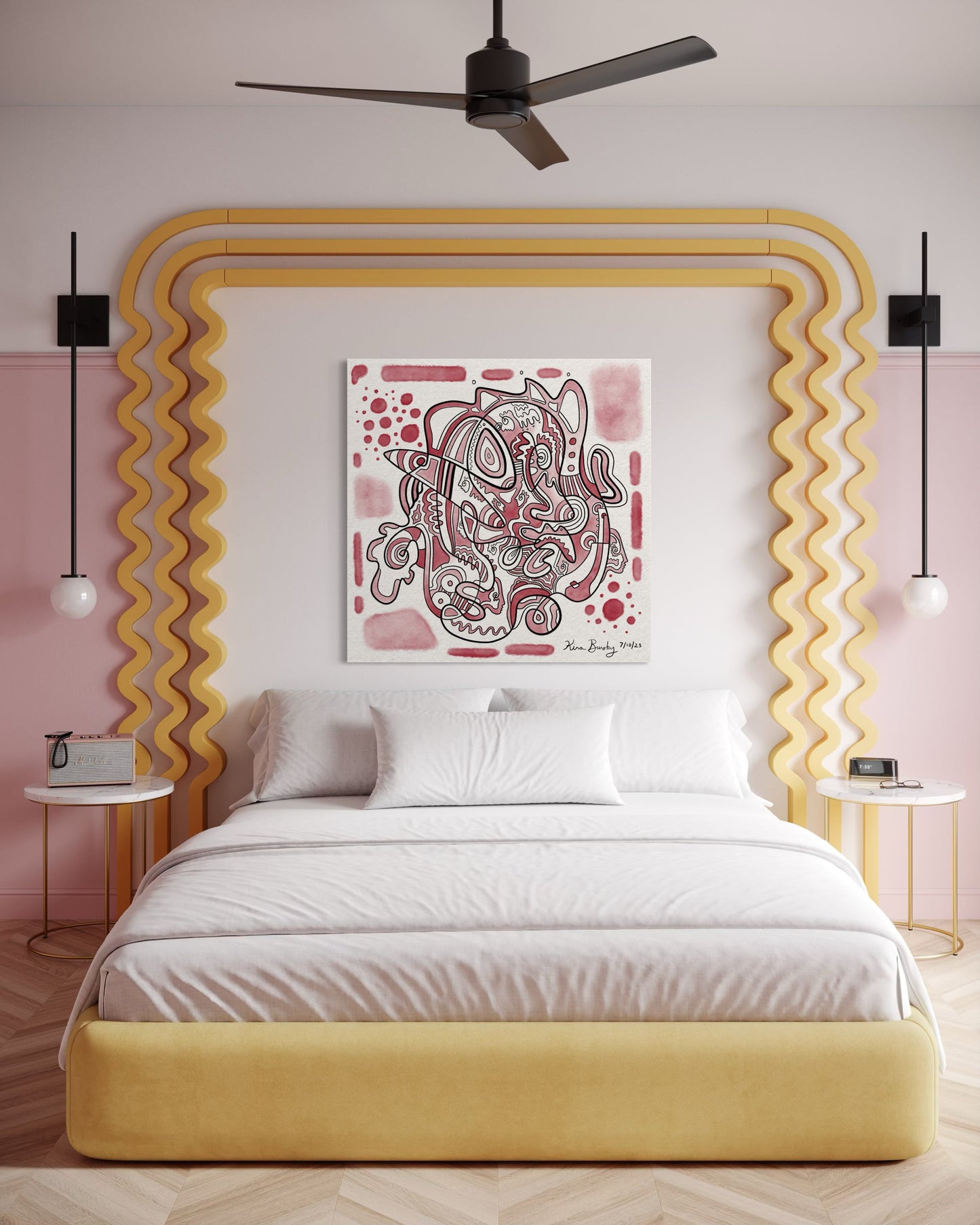 Canvas Art Print: "This Way and That" | Art Print | All Around Artsy Fashion