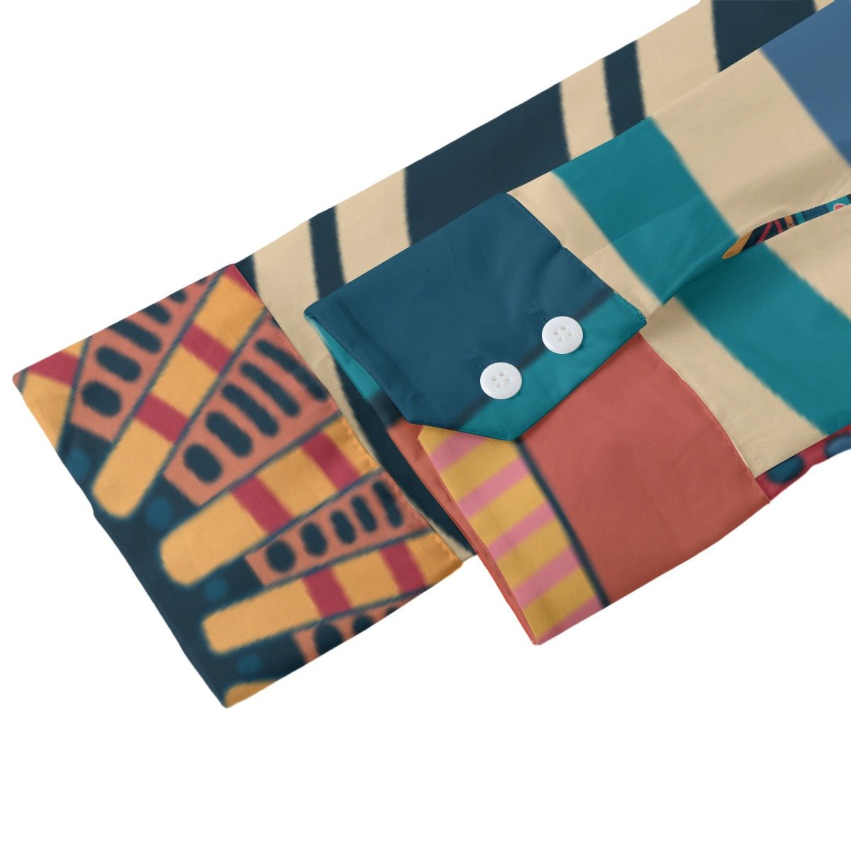 "Circus Sunset" - Long Button - Up Shirt | Shirts & Tops | All Around Artsy Fashion