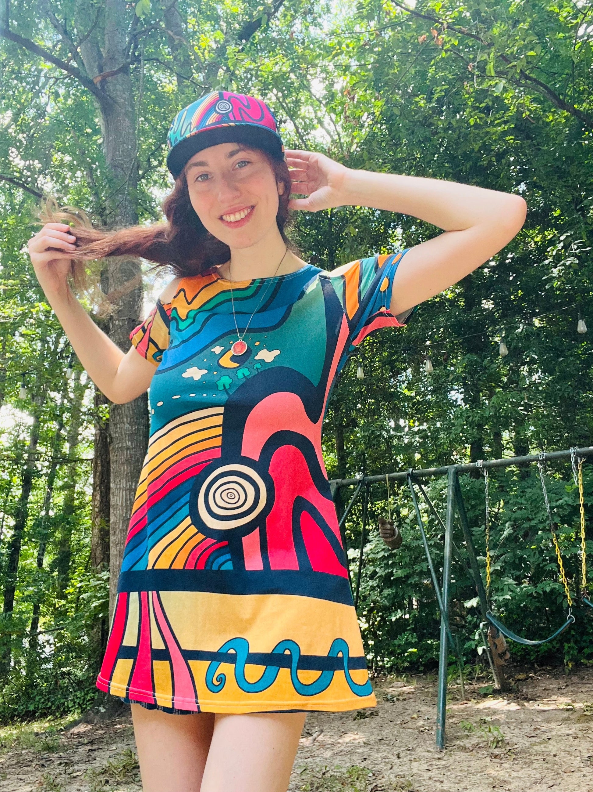 “Slap Happy” Cold Shoulder Dress | Dresses | All Around Artsy Fashion