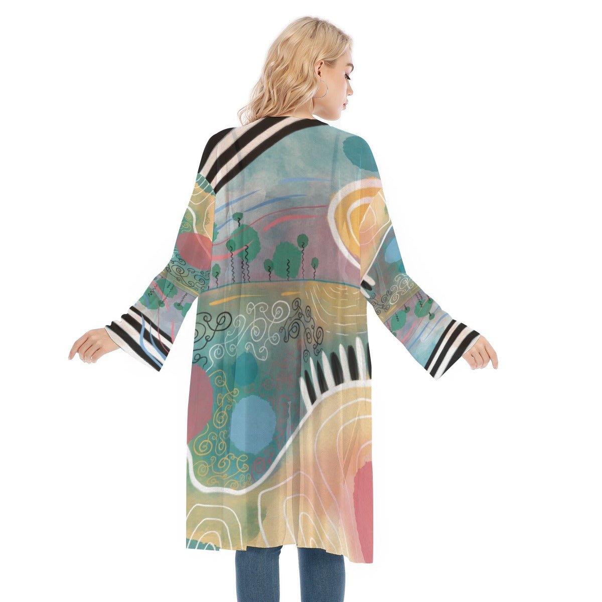 "Summer Serendipity" Mesh Cardigan | Jackets & Hoodies | All Around Artsy Fashion