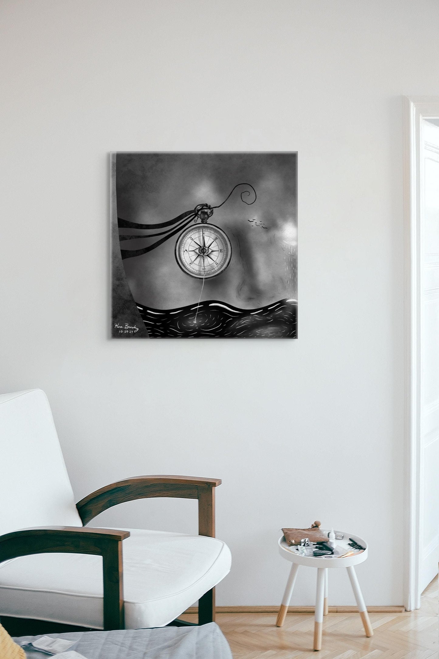 "The Compass" - Signed Art Print | Art Print | All Around Artsy Fashion
