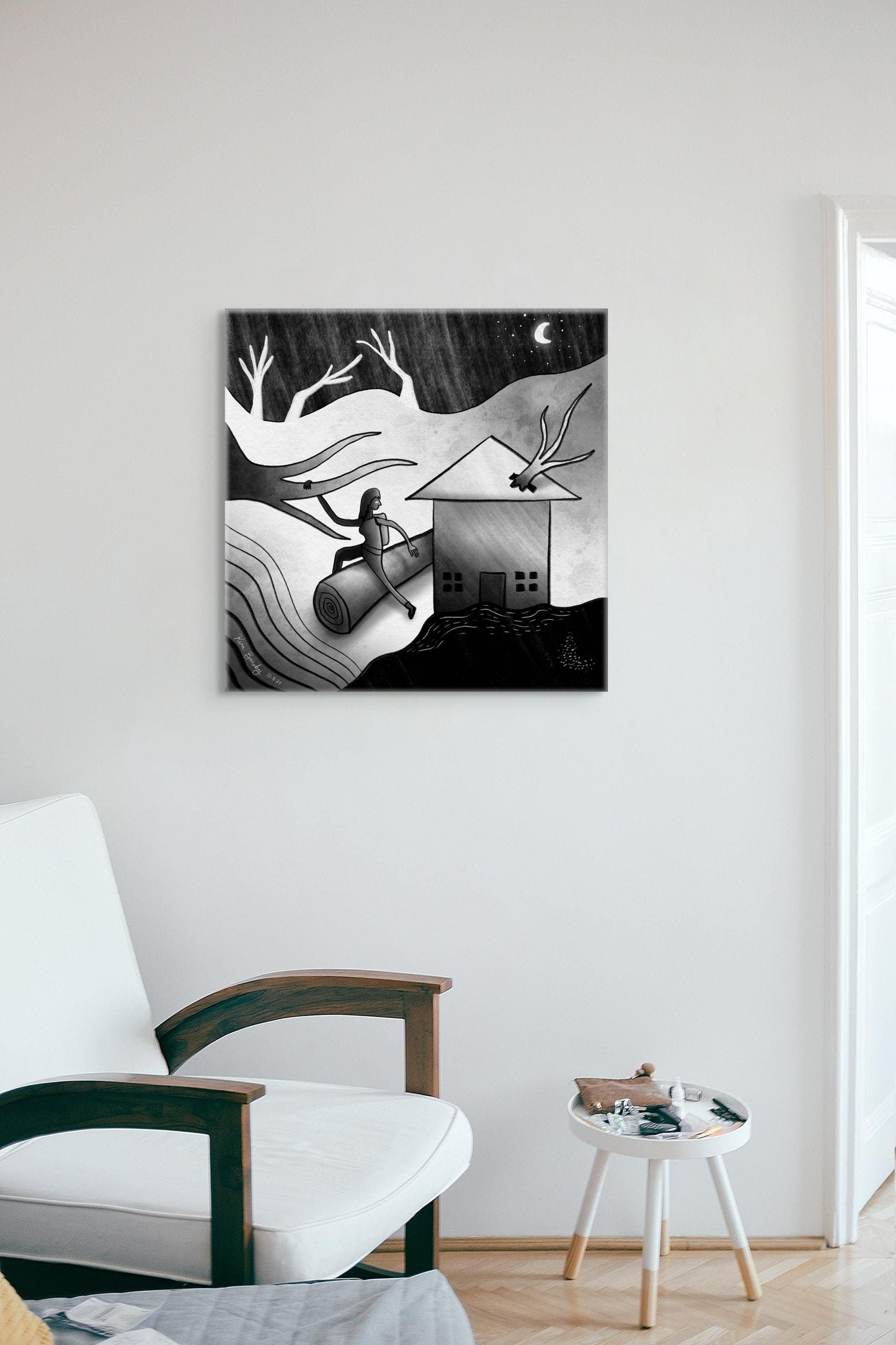 "The Hike" - Signed Art Print | Art Print | All Around Artsy Fashion