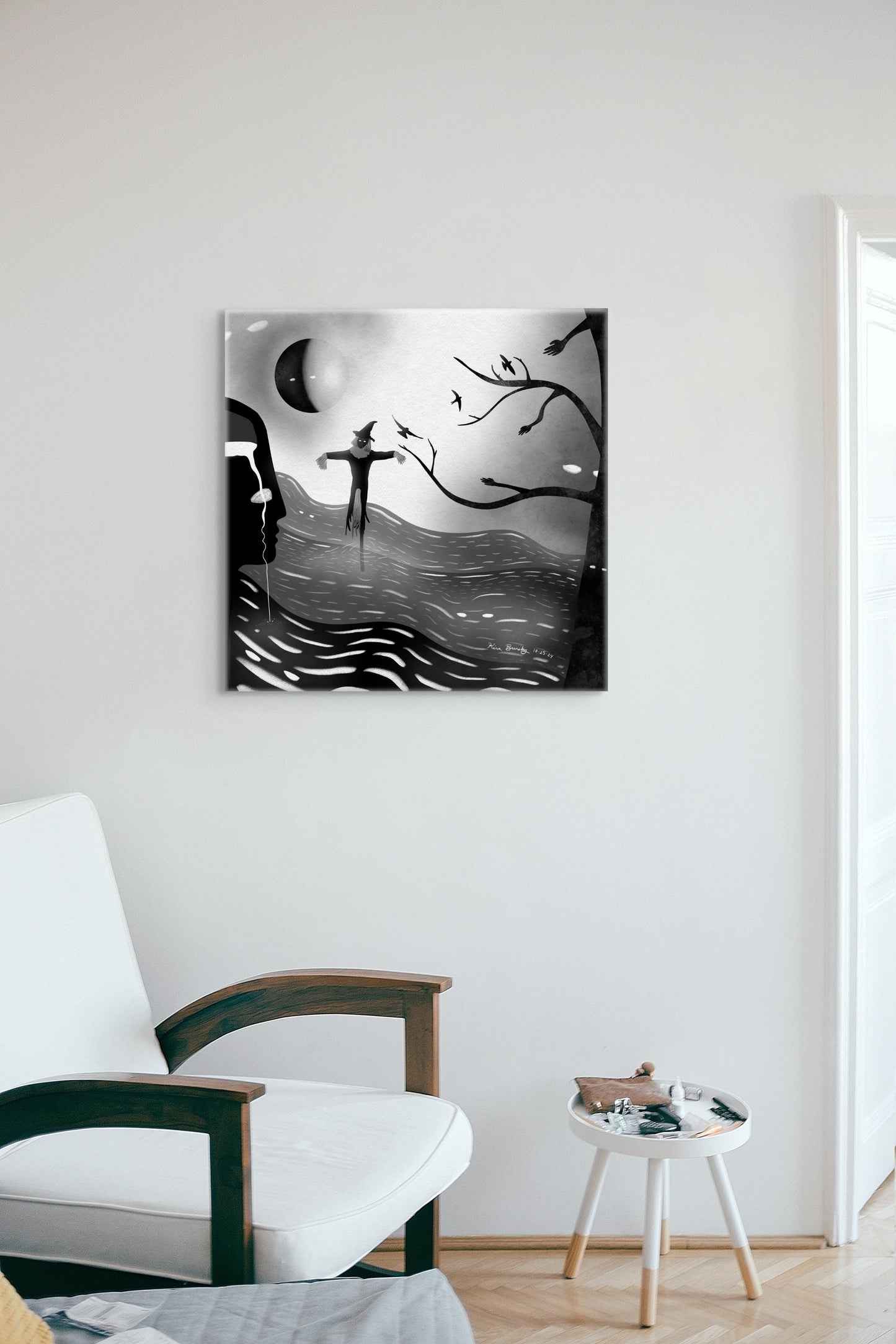 "The Scarecrow" - Signed Art Print | Art Print | All Around Artsy Fashion