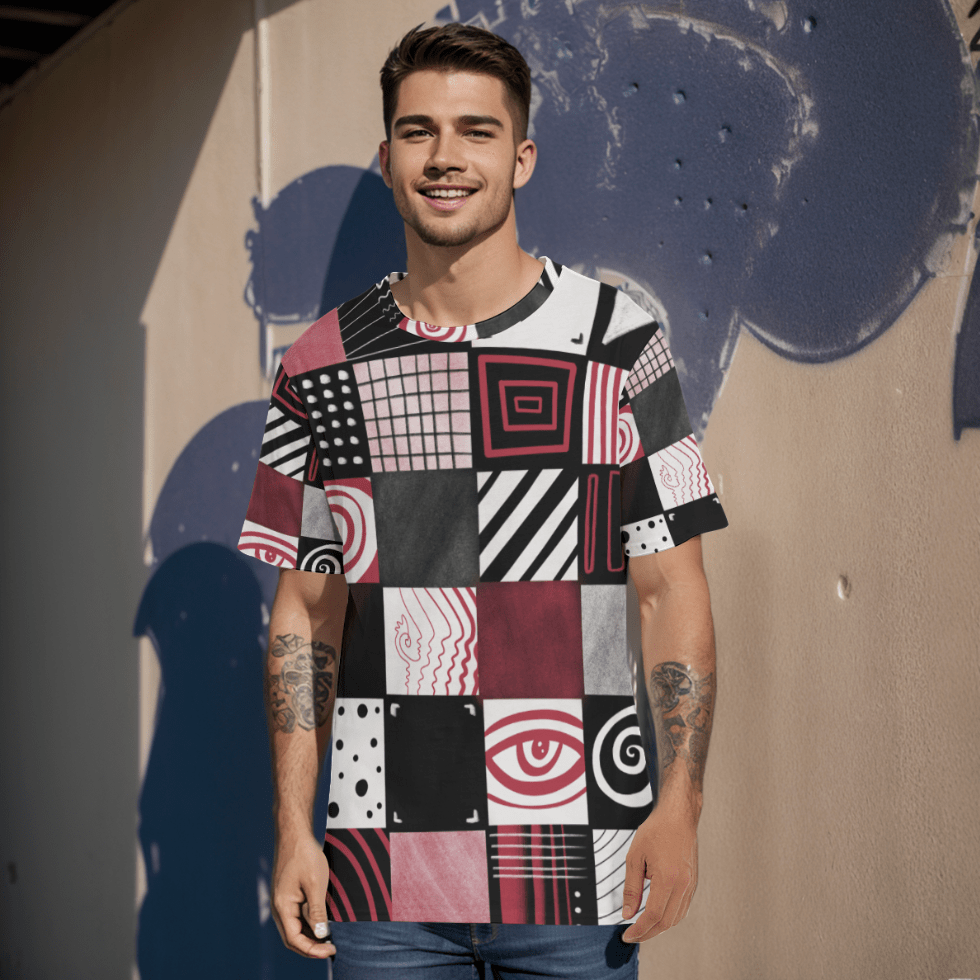 "Vision Grid" T-Shirt | T-Shirts | All Around Artsy Fashion