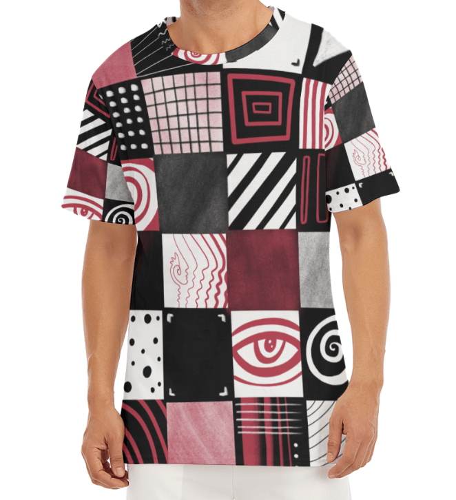 "Vision Grid" T-Shirt | T-Shirts | All Around Artsy Fashion