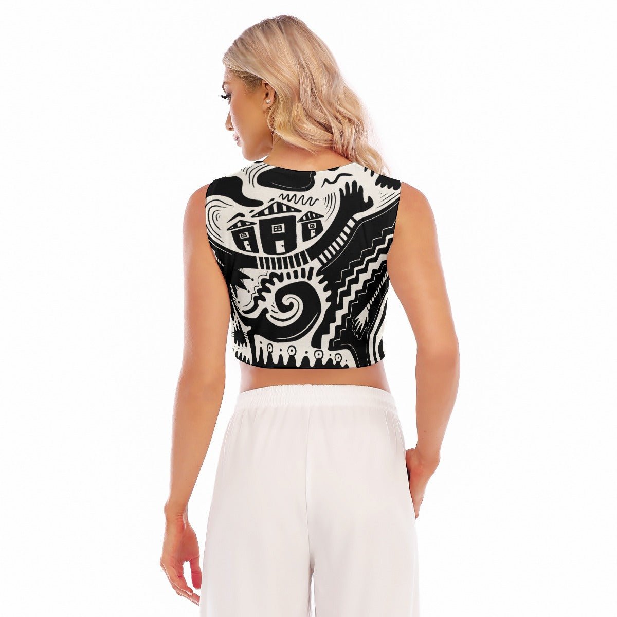 "Wild Wonder" Crop Top | Shirts & Tops | All Around Artsy Fashion